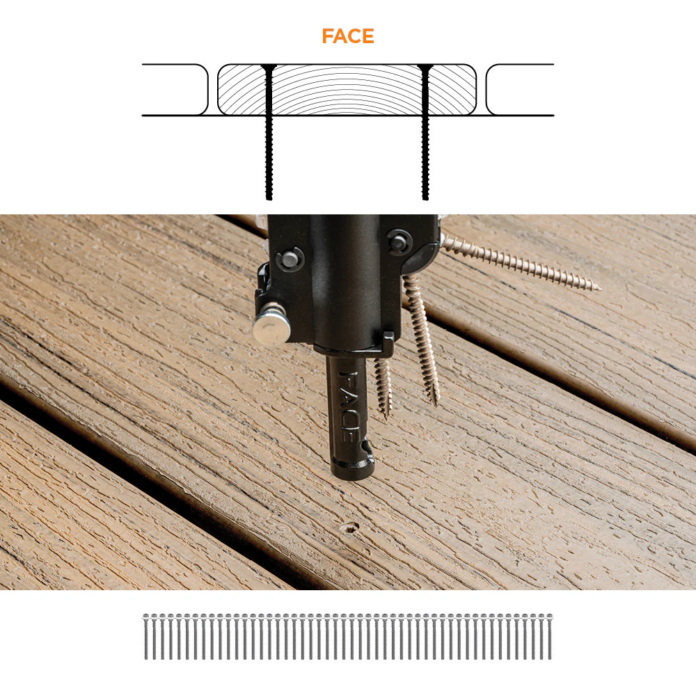 CAMO #10 x 2-1/2-in Composite Deck Screws 1000 -Per Box|14473