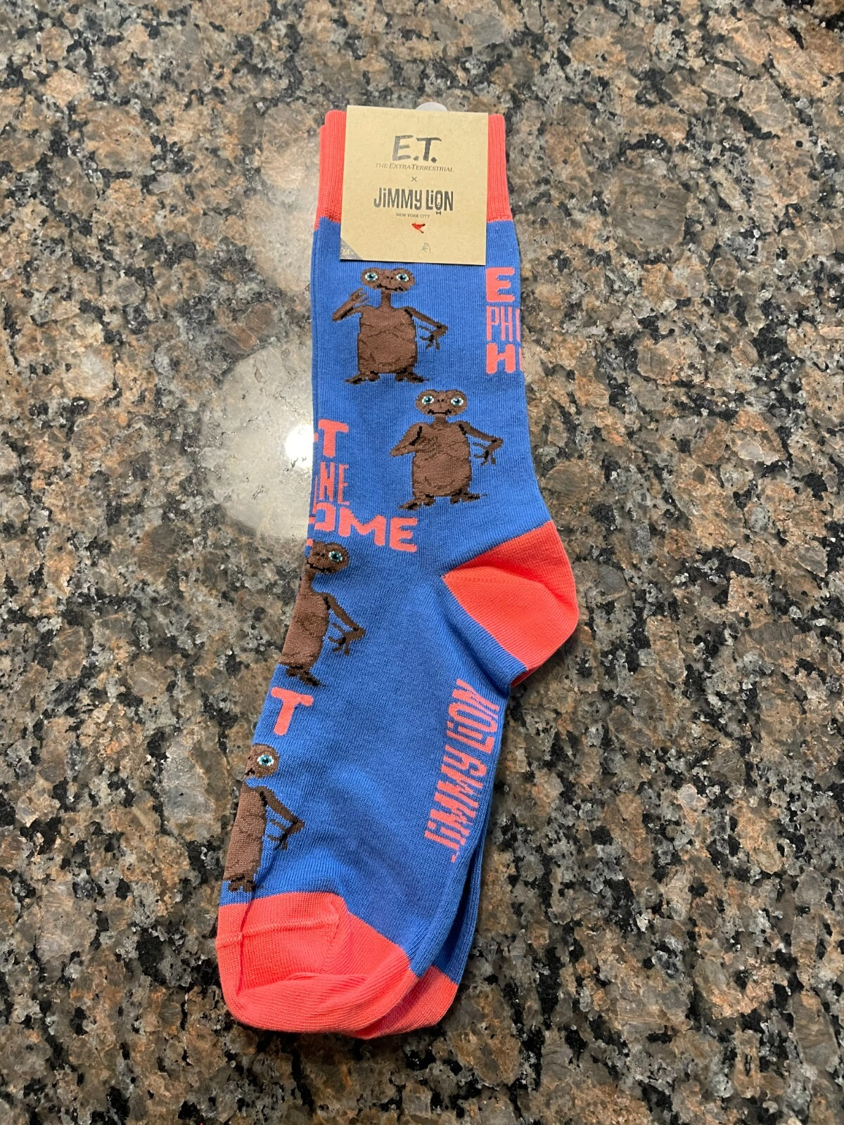 Jimmy Lion Socks, Mid-Calf, Unisex, Men’s, Women’s, Size Medium, Large, Tag