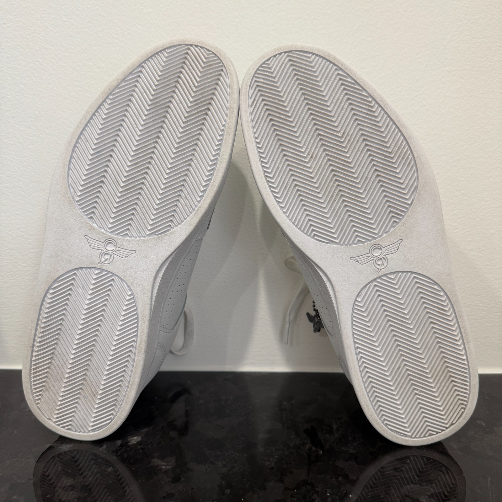 Mens 7 Creative Recreation Cesario Lo XXI White Perforated Leather Strap
