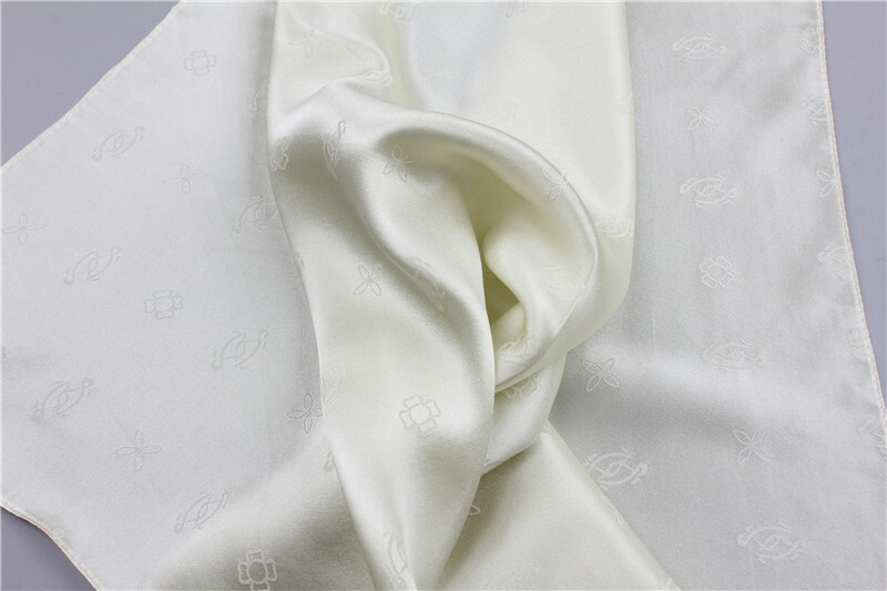 100% Mulberry Silk CARPISA Square Scarf/Bandana/Neckerchief 55x55cm
