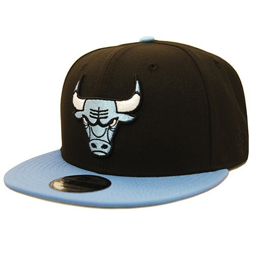 New Era Chicago Bulls Snapback Hat Match Air Jordan 1 UNC Toe University Blue