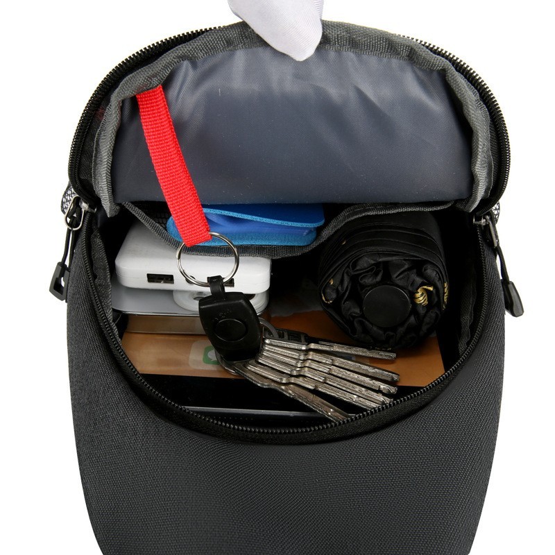 New Multifunctional Men’s Crossbody Shoulder Bag Hard-Wearing Canvas Chest Bag