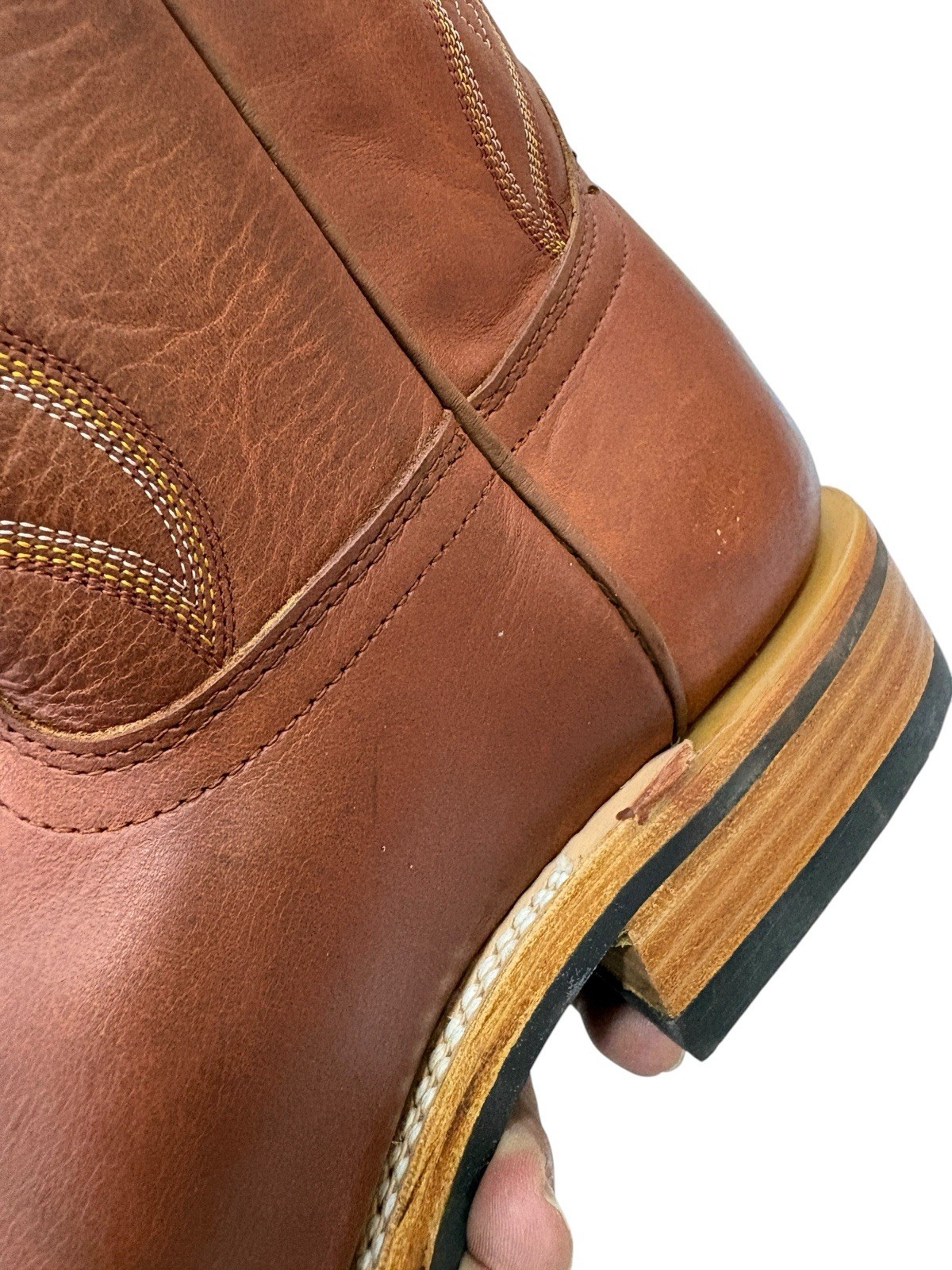 Hondo 2644 Maple Crazy Horse, Full Rubber Sole Cowboy Boots FACTORY SECONDS