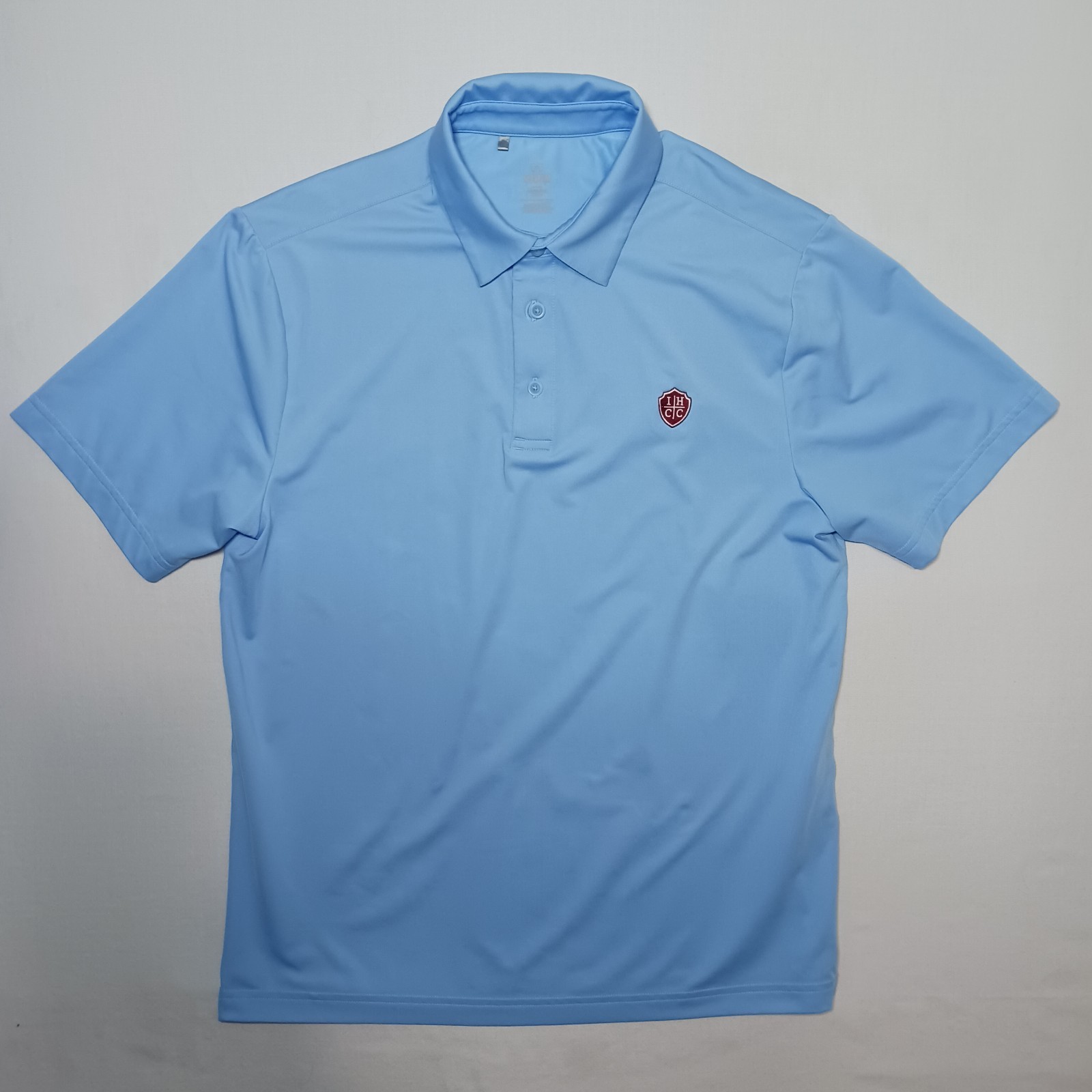 Under Armour Mens T2 Blue Polo Loose Medium Indian Hills Country Club UM0550