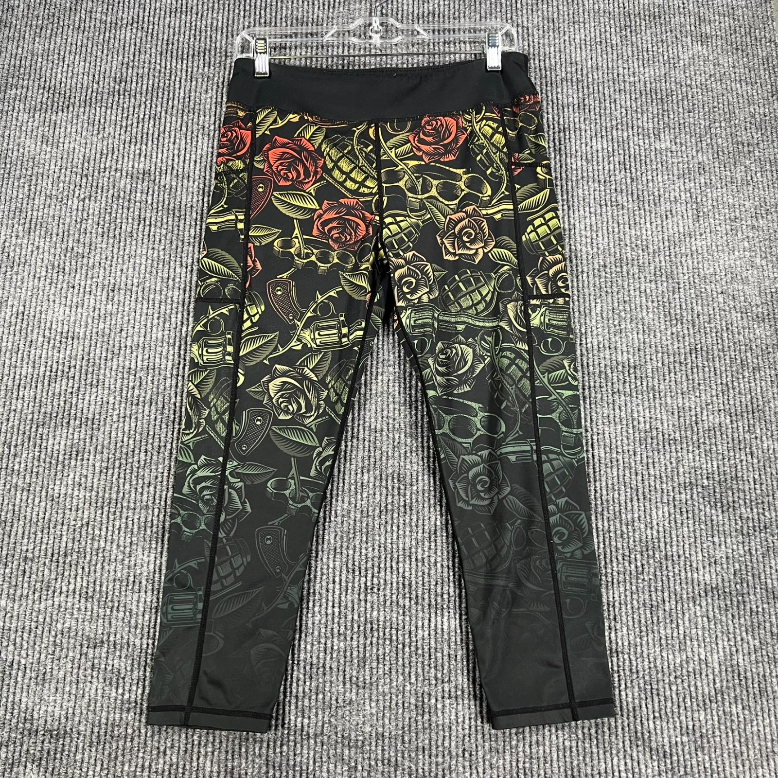 CVG Constantly Varied Gear Leggings Womens Size Large Black Workout Squats