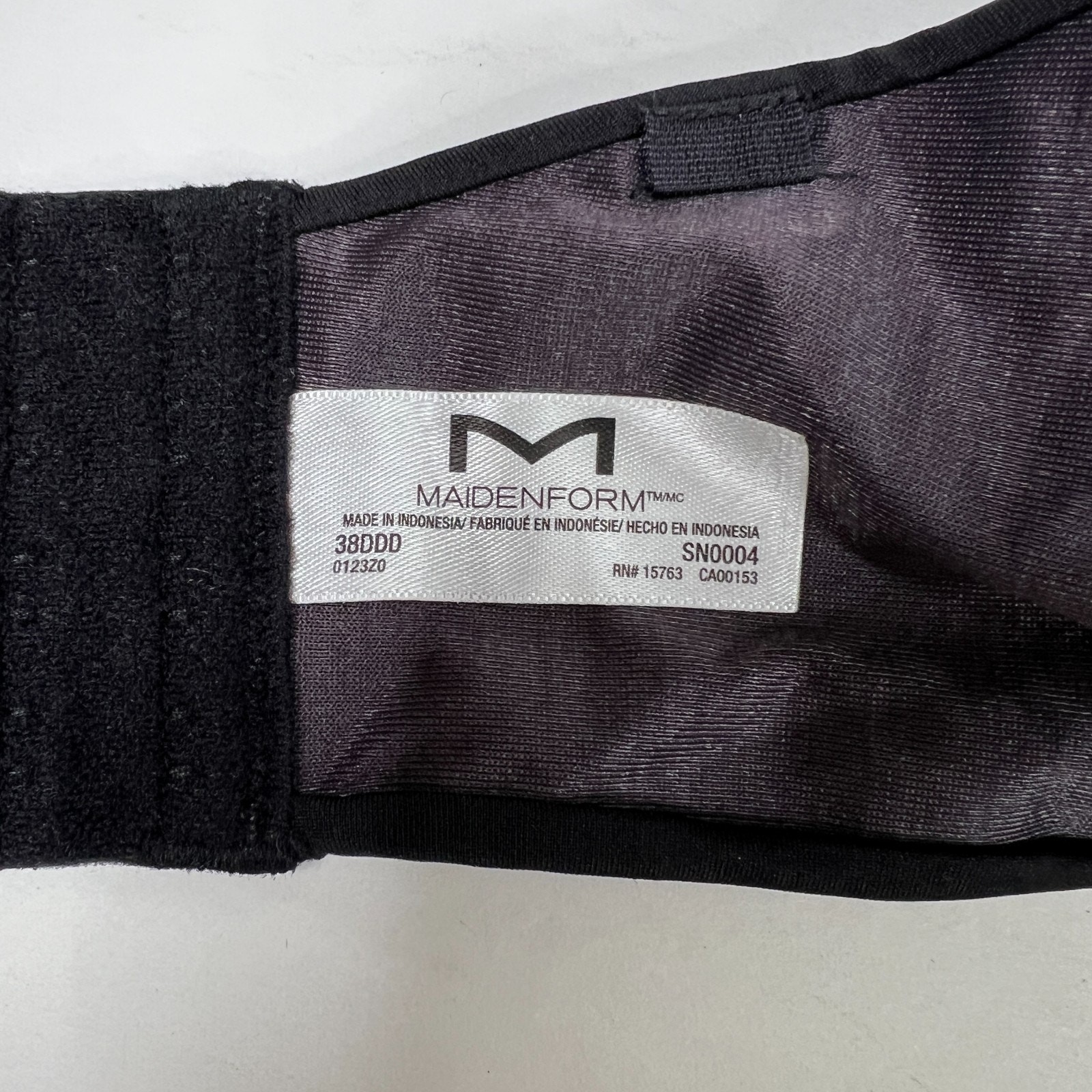 Maidenform Strapless Lift Underwire Bra Multiway SN0004 Black 38DDD
