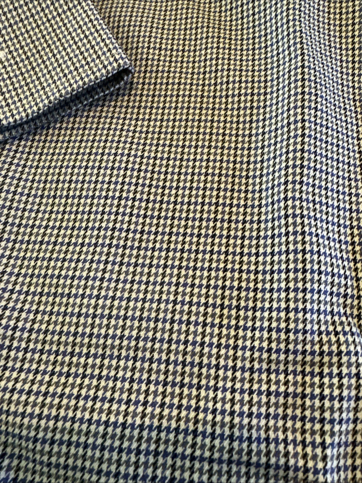 Roundtree Yorke Gold Label Men’s Shirt Size 18.5 34-35 Grey Blue Generation