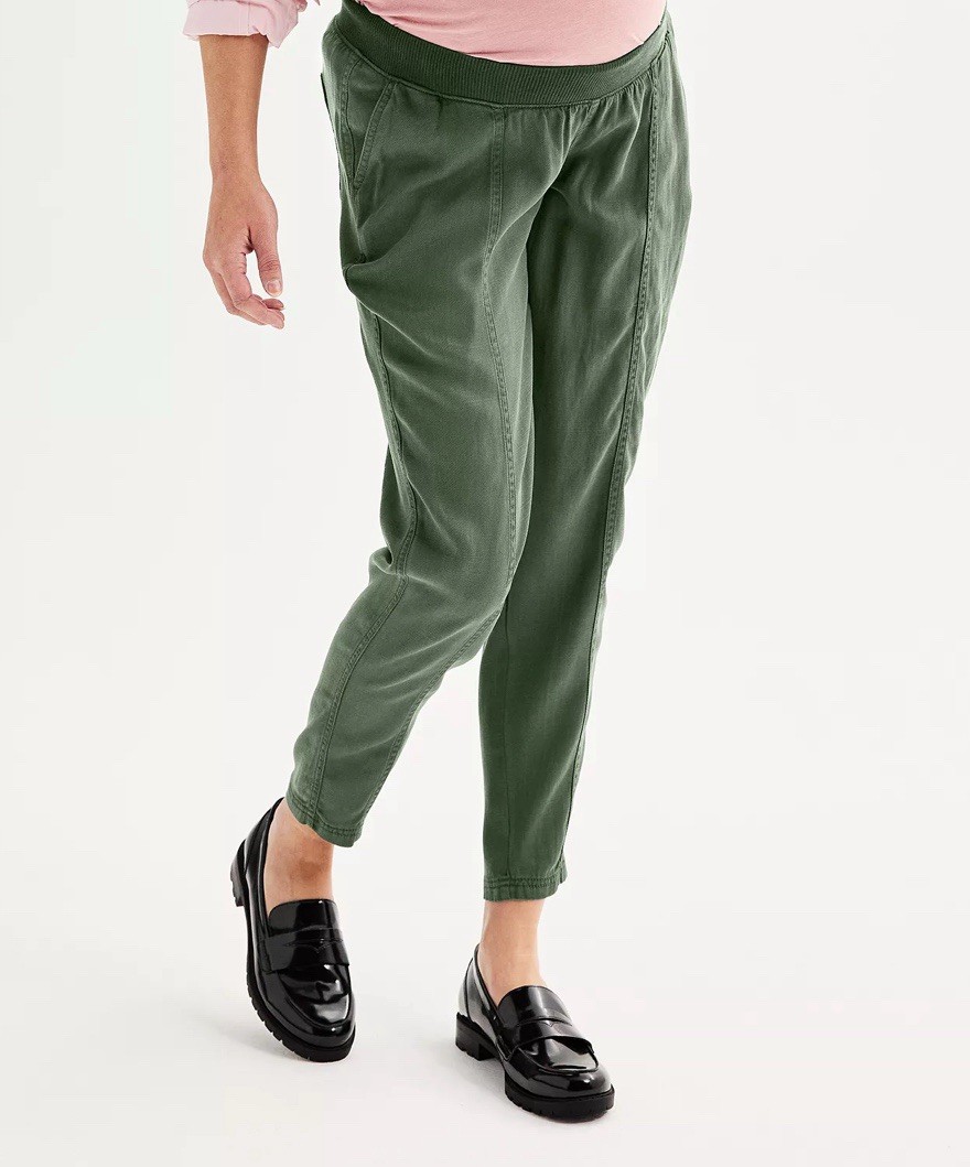 Maternity Pants Sonoma Goods For Life Under The Belly Legging Jogger XL NEW NWT