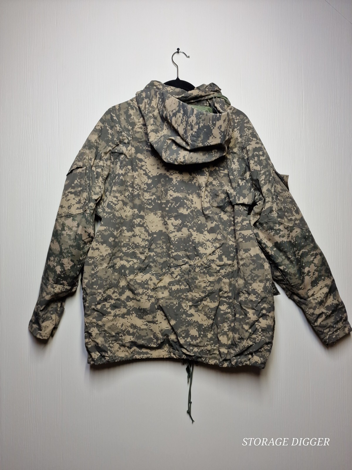 Tru-Spec Jacket Men Medium Green 100% Nylon Camo Lined Digital Camouflage Hooded