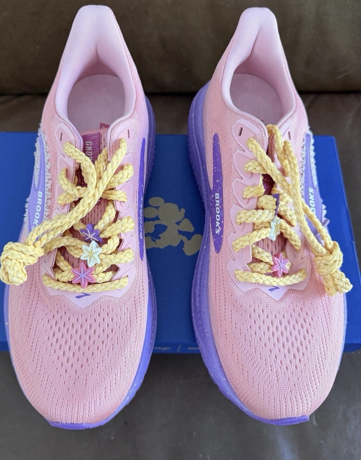 2026 RunDisney Brooks Ghost 17 Rapunzel Princess Shoes Women’s sizes 7.5-9