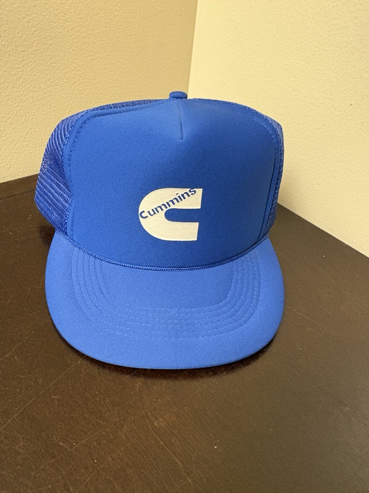 Vintage Capital Caps Cummins Engines Rope Snapback Mesh Hat Cap Men Blue