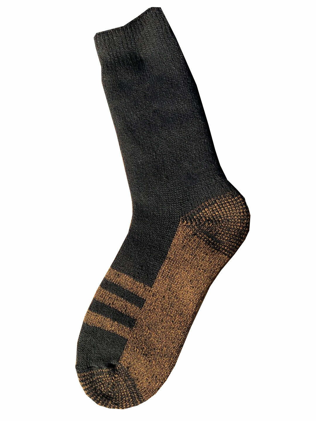 Goldstar Heated Copper Socks 2 Pairs Black Athletic Relief Travel Running Energy