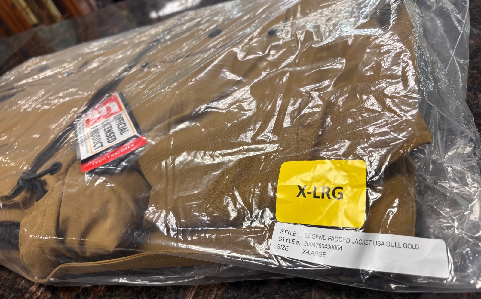 NEW! 2025 SNAP ON TOOLS RA JACKET LEGEND 105 ANNIVERSARY GOLD! Multiple Sizes!