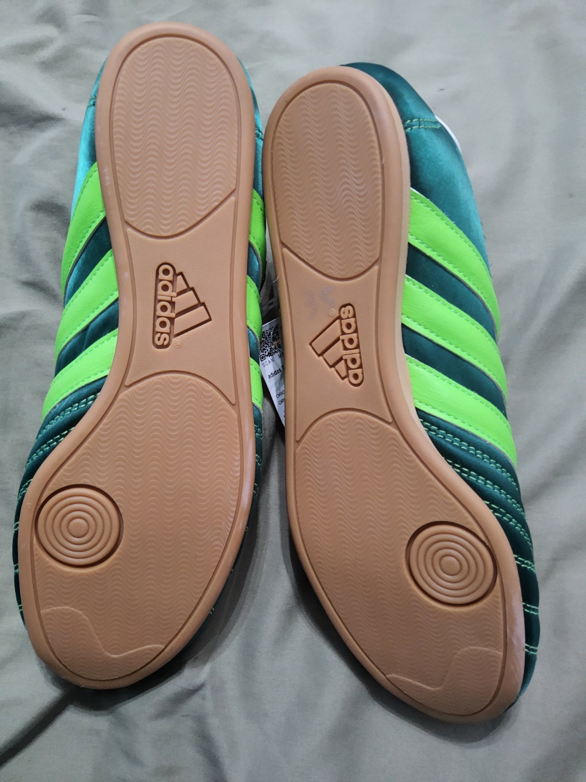 Adidas Originals Taekwondo JQ8210 Green Women Size 8.5