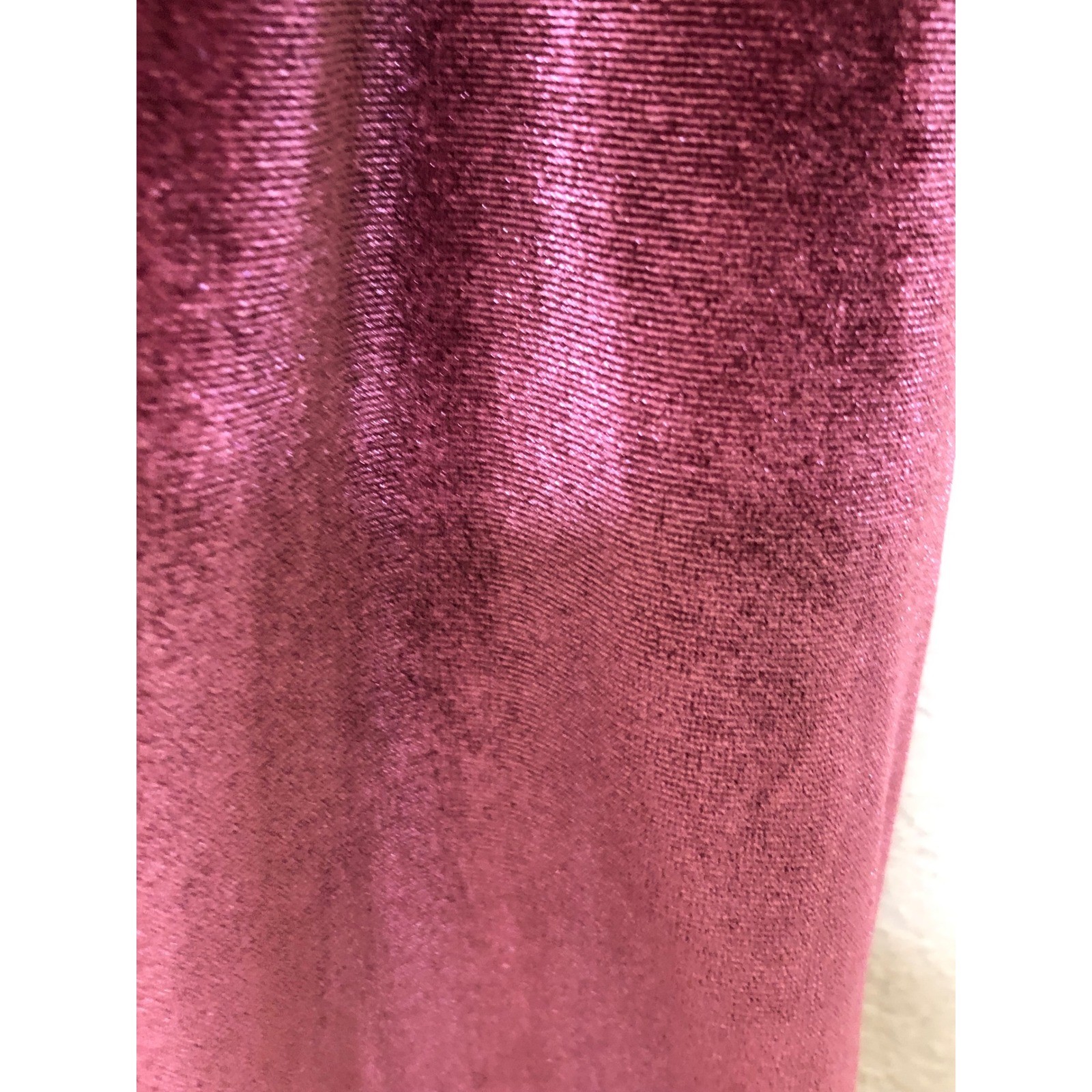 Soft Surroundings Bella Rose Large Velvet Pintuck Long Sleeve Tunic Top Romantic