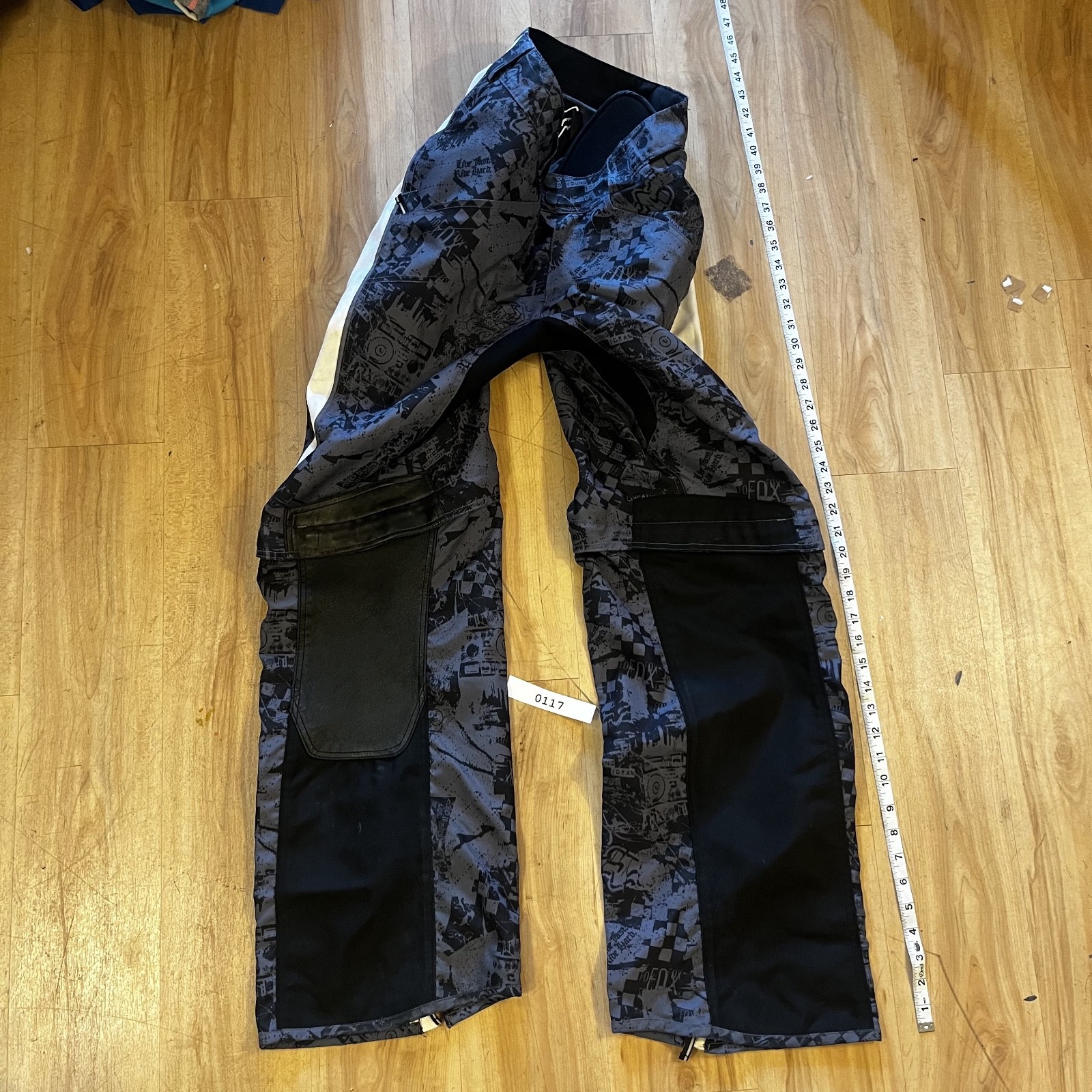 Fox Racing Nomad Pants Motocross Racing Black White Men’s 30 Waist