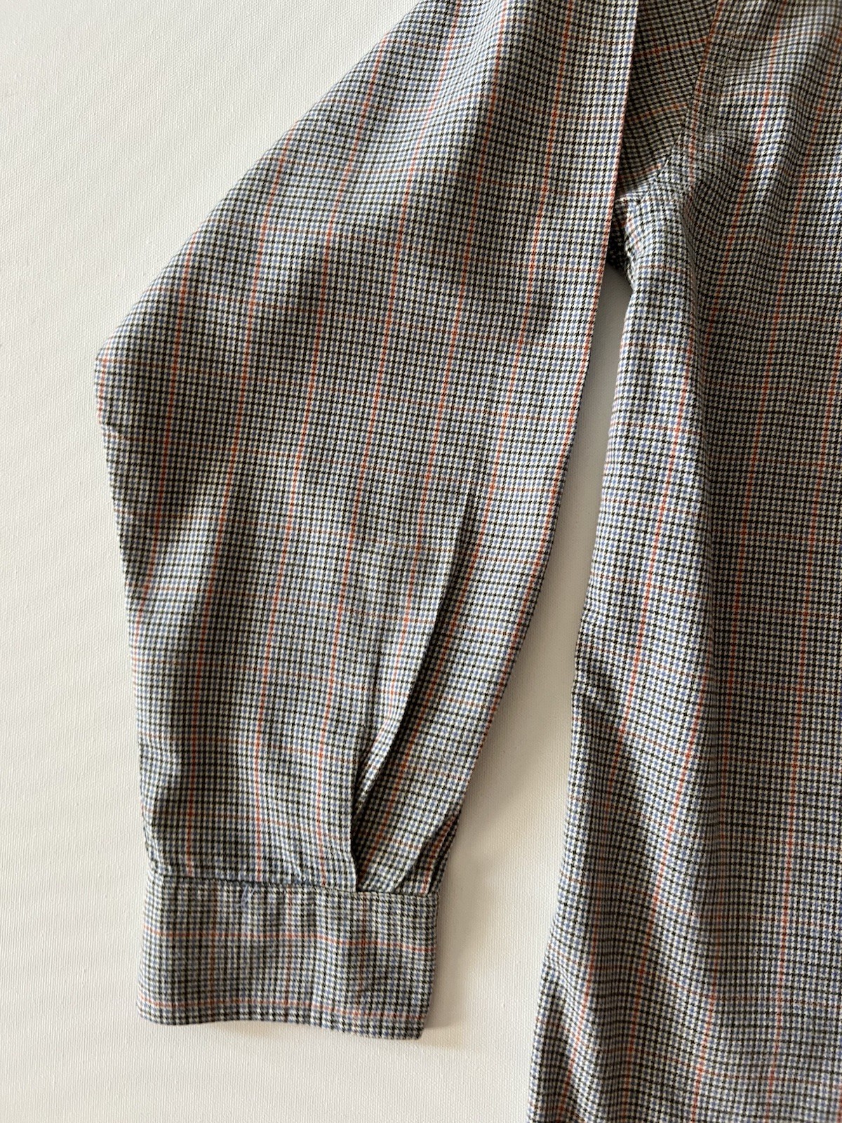 Vintage 90s Tommy Hilfiger Lion Crest Logo Button Down Shirt Green Plaid Large