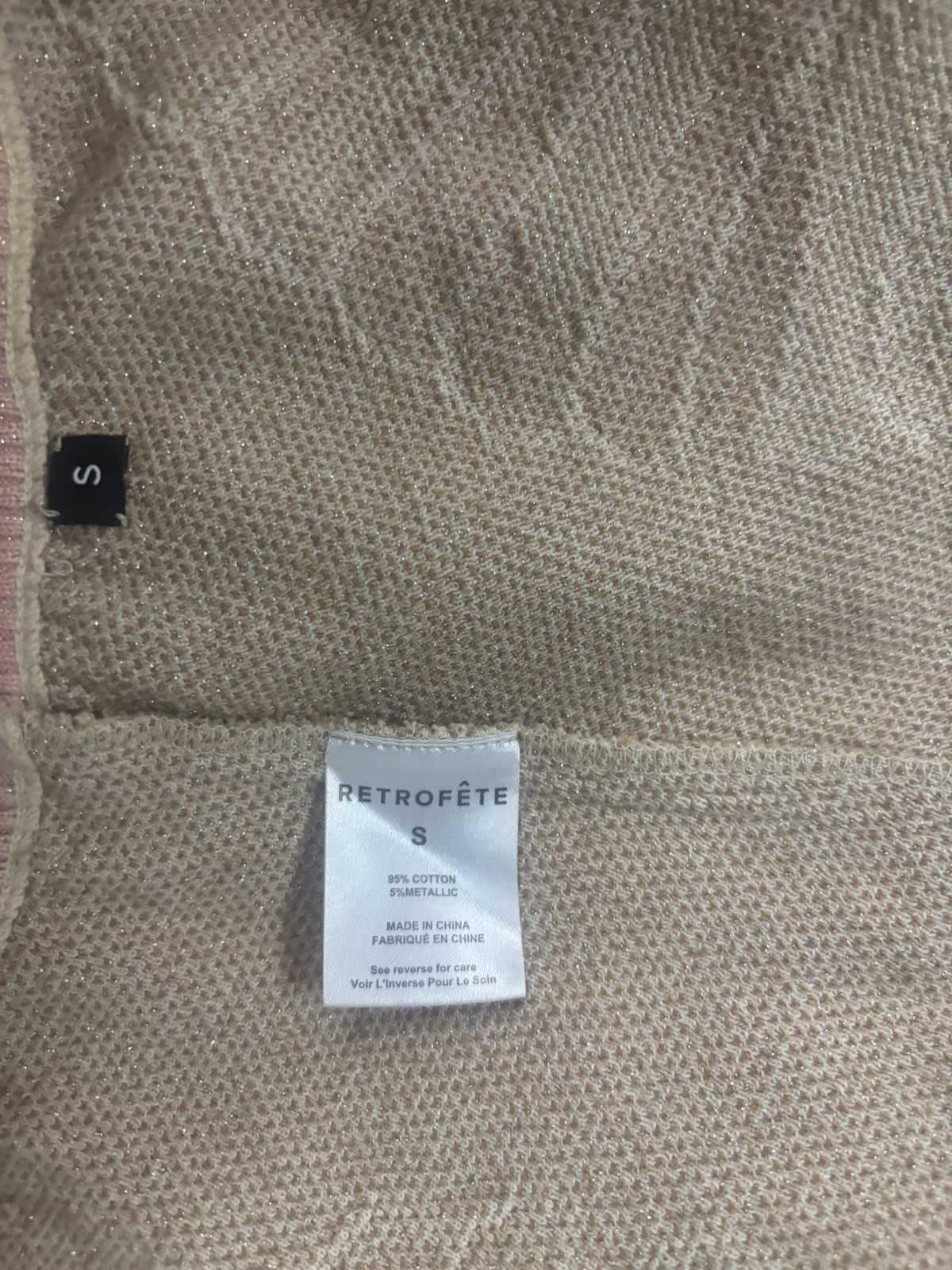 retrofete Franklyn Knit Short in Metallic Multi Small $228!!