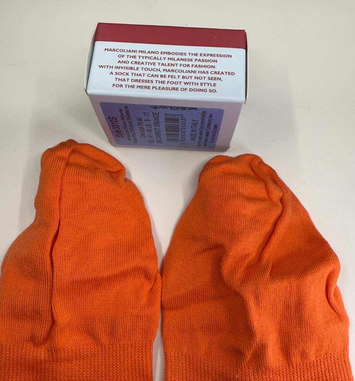 Marcoliani Milano Invisible Touch No Show Pima Cotton Socks NIB