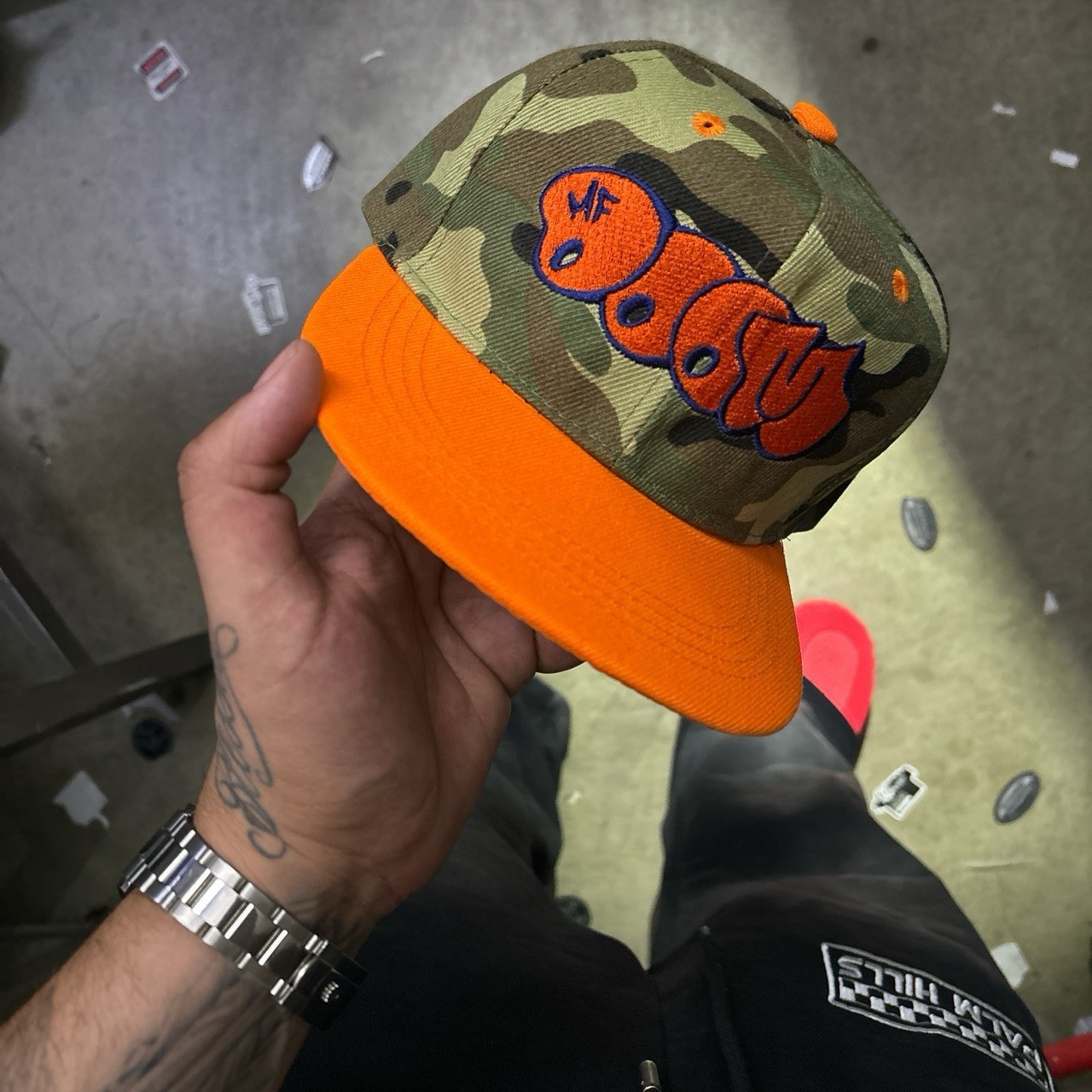 Camo MF Doom Knicks Color way SnapBack
