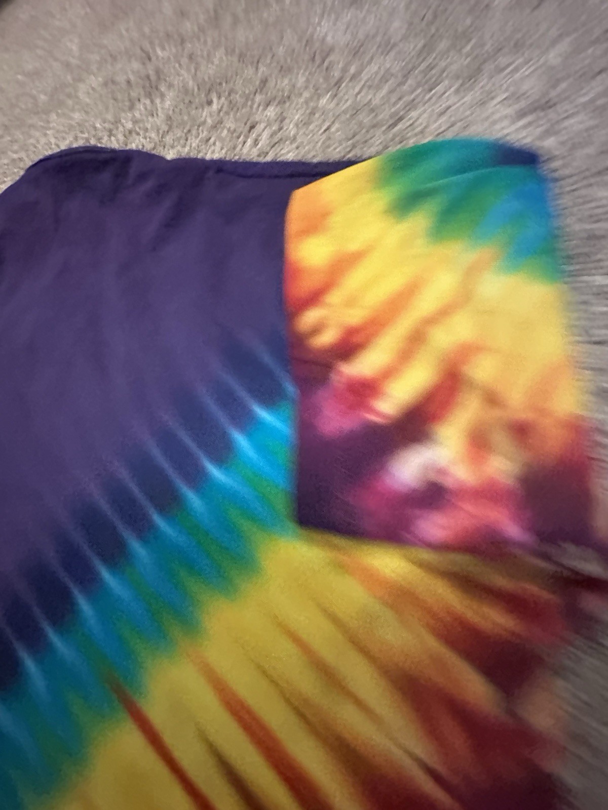 90s Bright Colorful Tye Dye Shirt Single Stitch Made In USA Give Peace A Chance