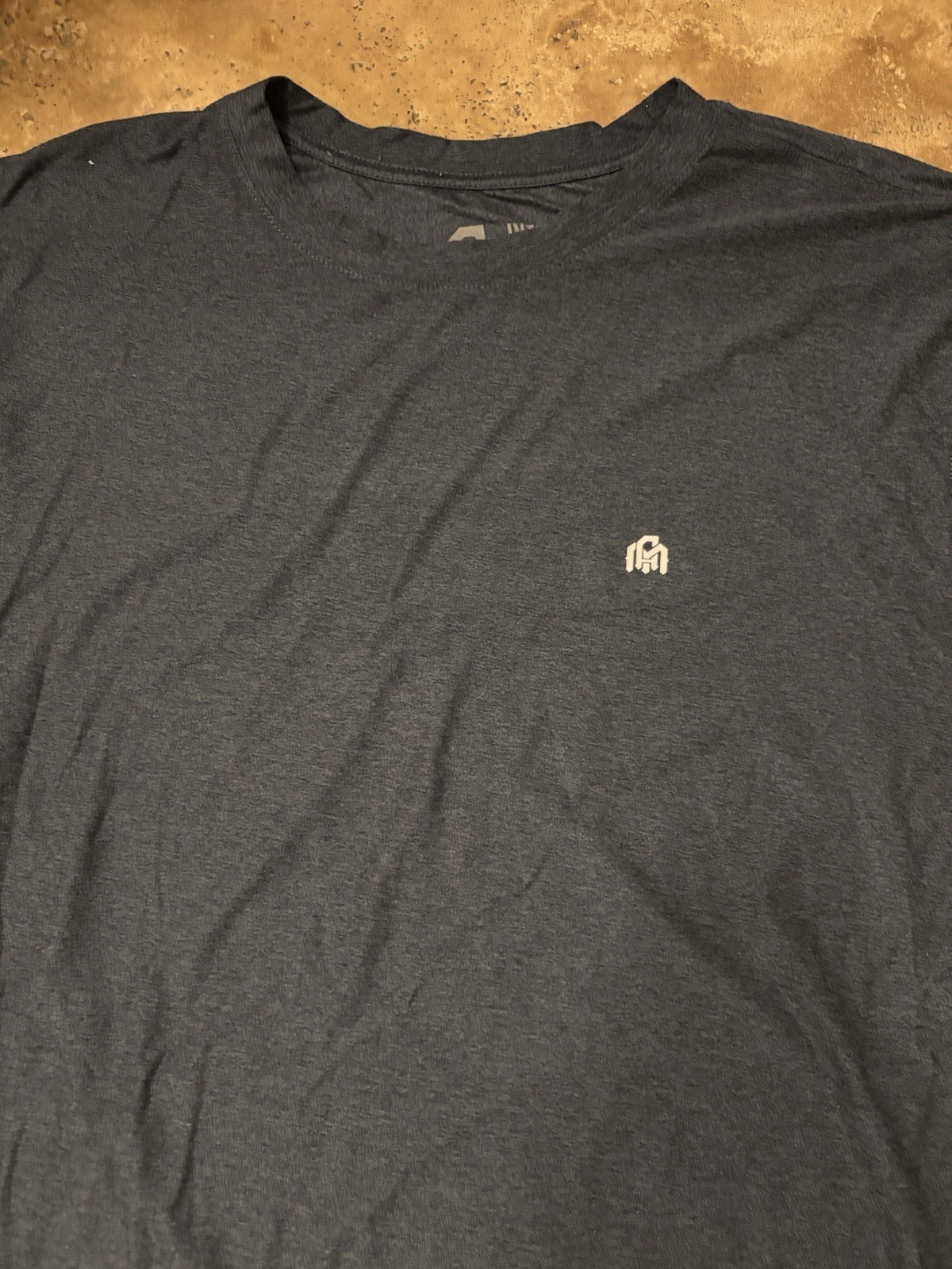 Into the AM Solid Navy Blue Basic Tee T-Shirt Men’s Size XL