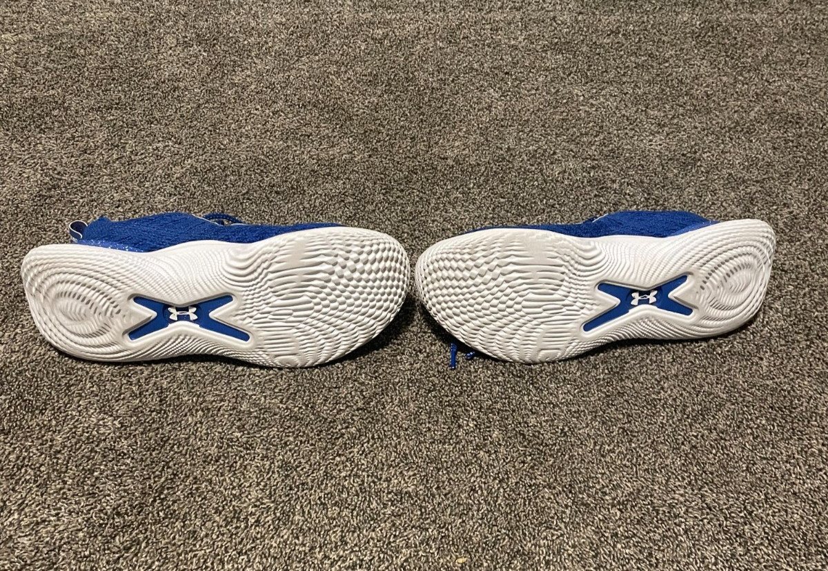 curry 10 flow team royal blue size 11.5