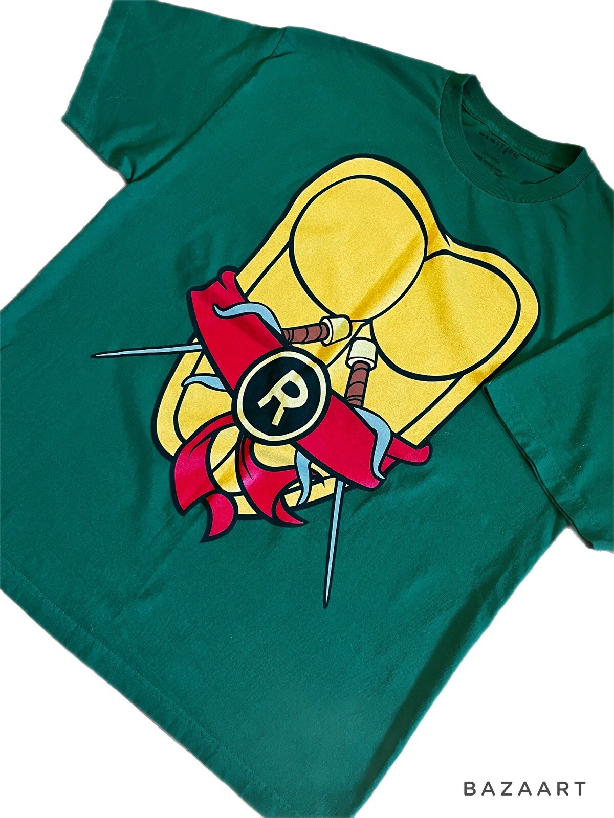 Nickelodeon Mens Tee Shirt Size XXL Teenage Mutant Ninja Turtles Green 2014 Vtg