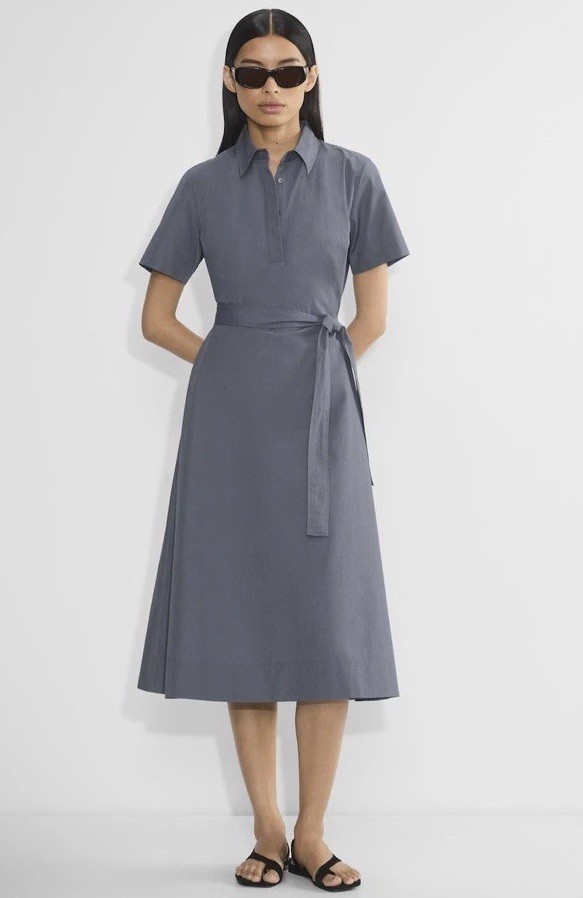 NWOT aritzia Babaton Typist Poplin Dress XS