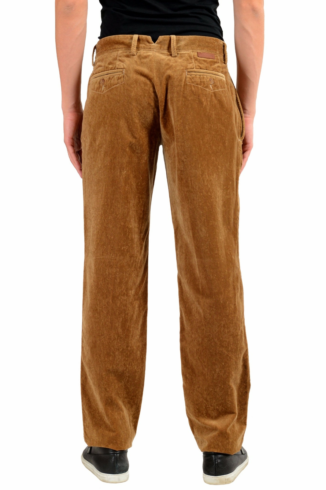 Dolce & Gabbana Men’s Brown Velour Casual Pants Size 30 32 34