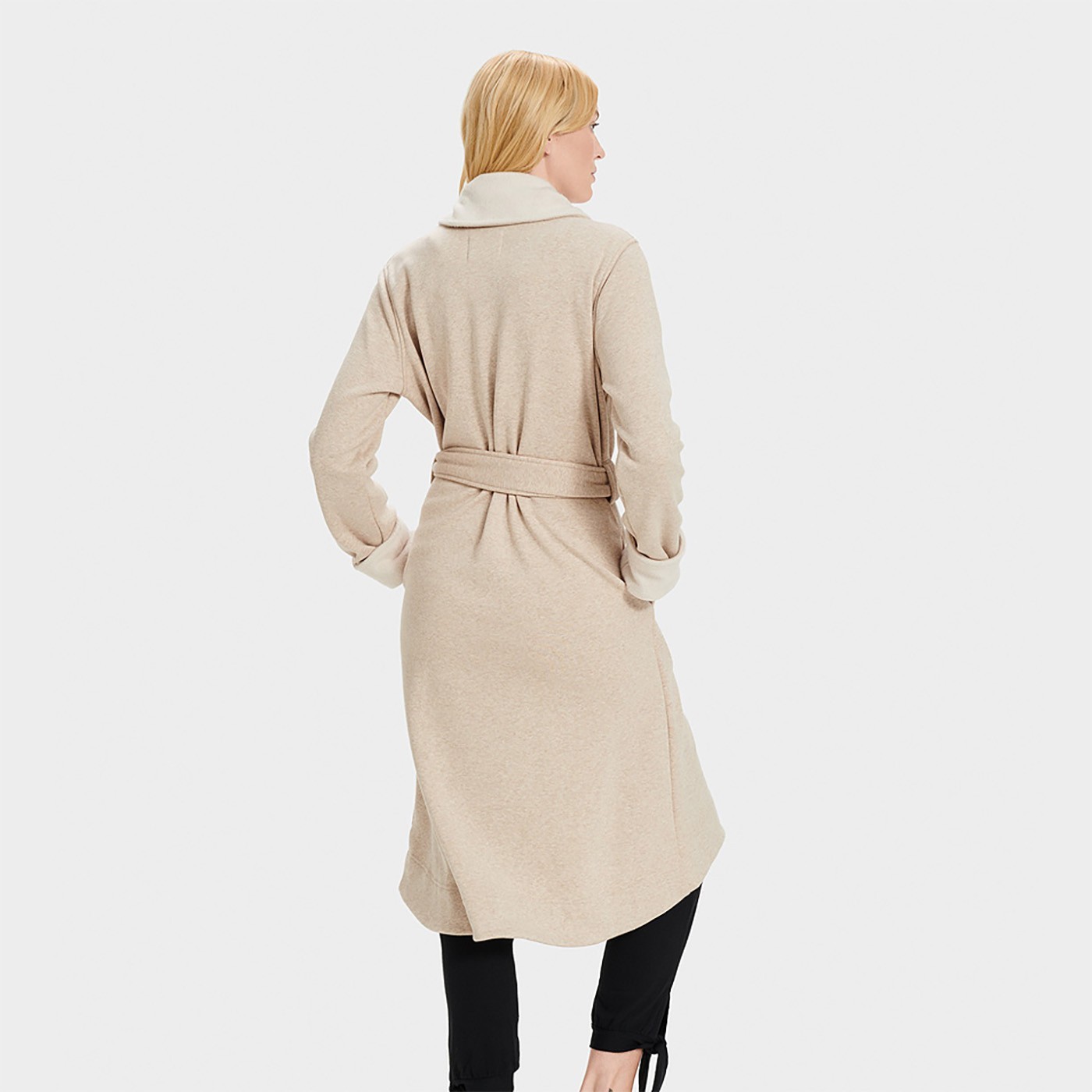 UGG Duffield II Oatmeal Heather Robe Womens Size MED *NEW*