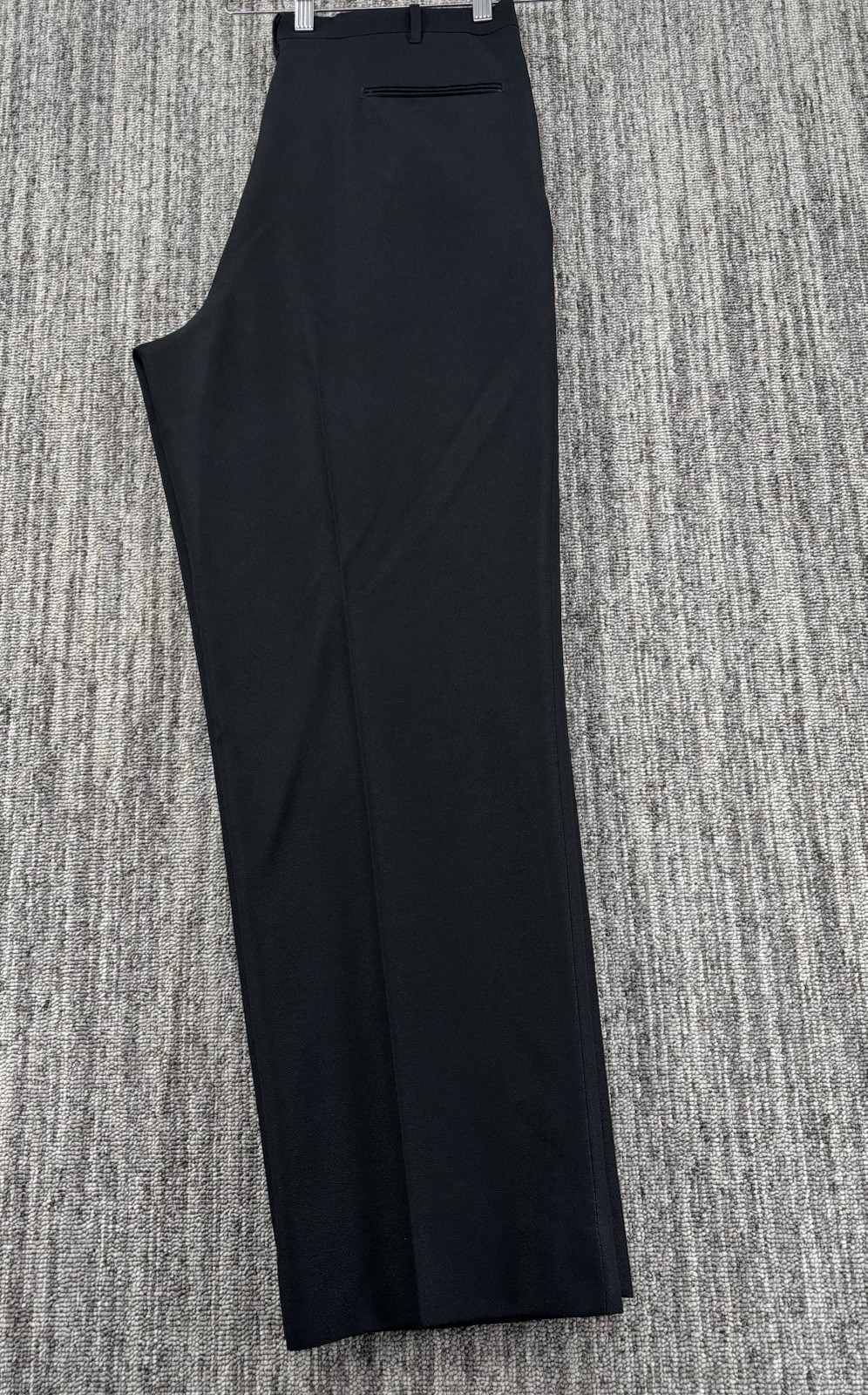 VTG Men’s Baggy Wide Black Pleated Dress Pants 34×31 Talon Zipper 10” Leg