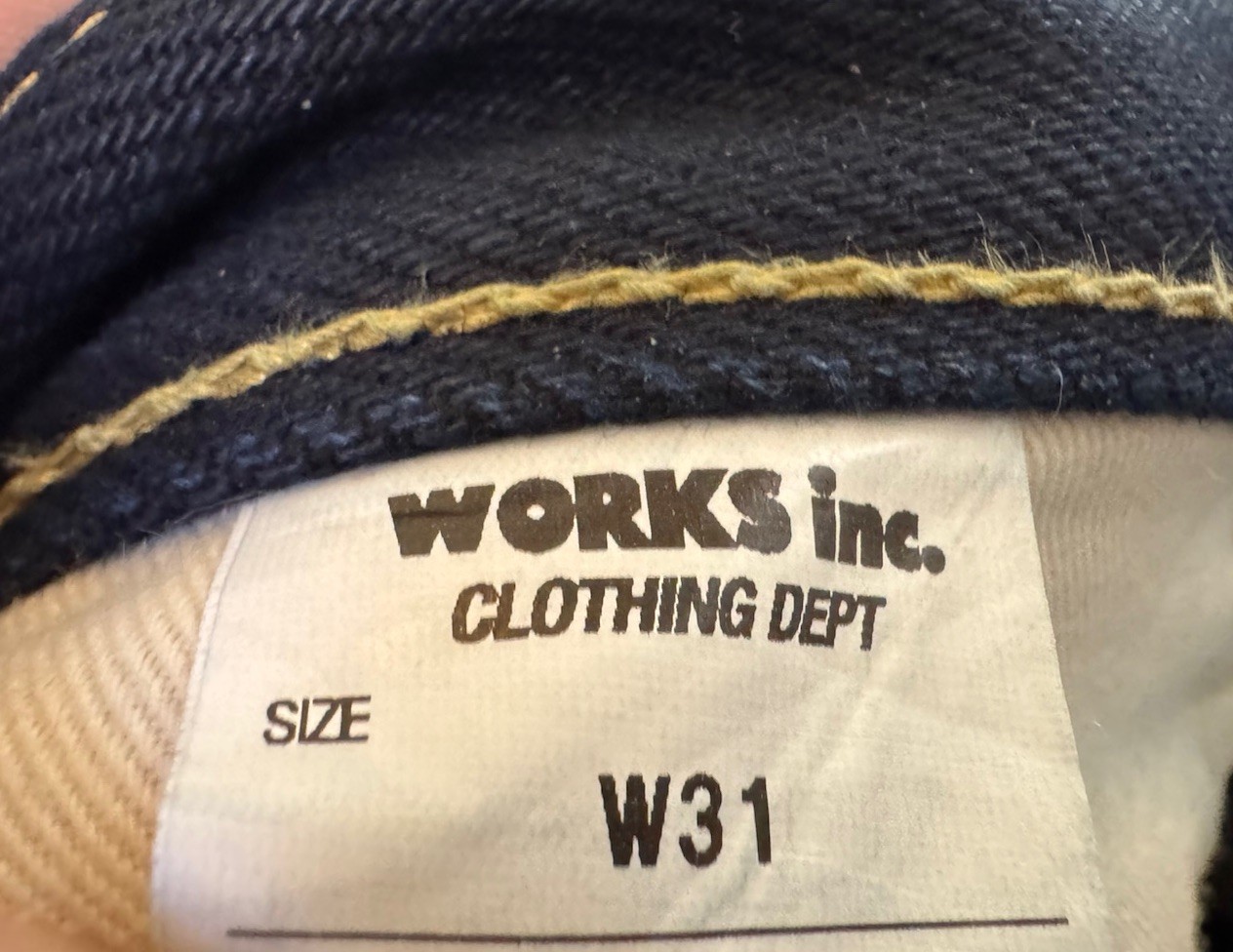 Iron Heart 25oz IH-555-XHSIB Indigo Black Jeans W31 (33 Actual) Waist