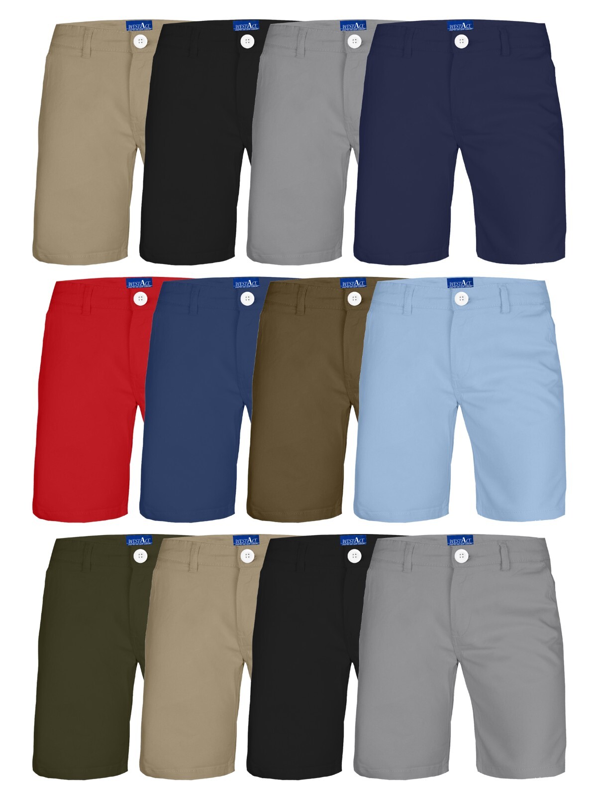 Mens Chino Shorts Casual Cotton Half Pant Cargo Combat Jeans Stylish Turn Up