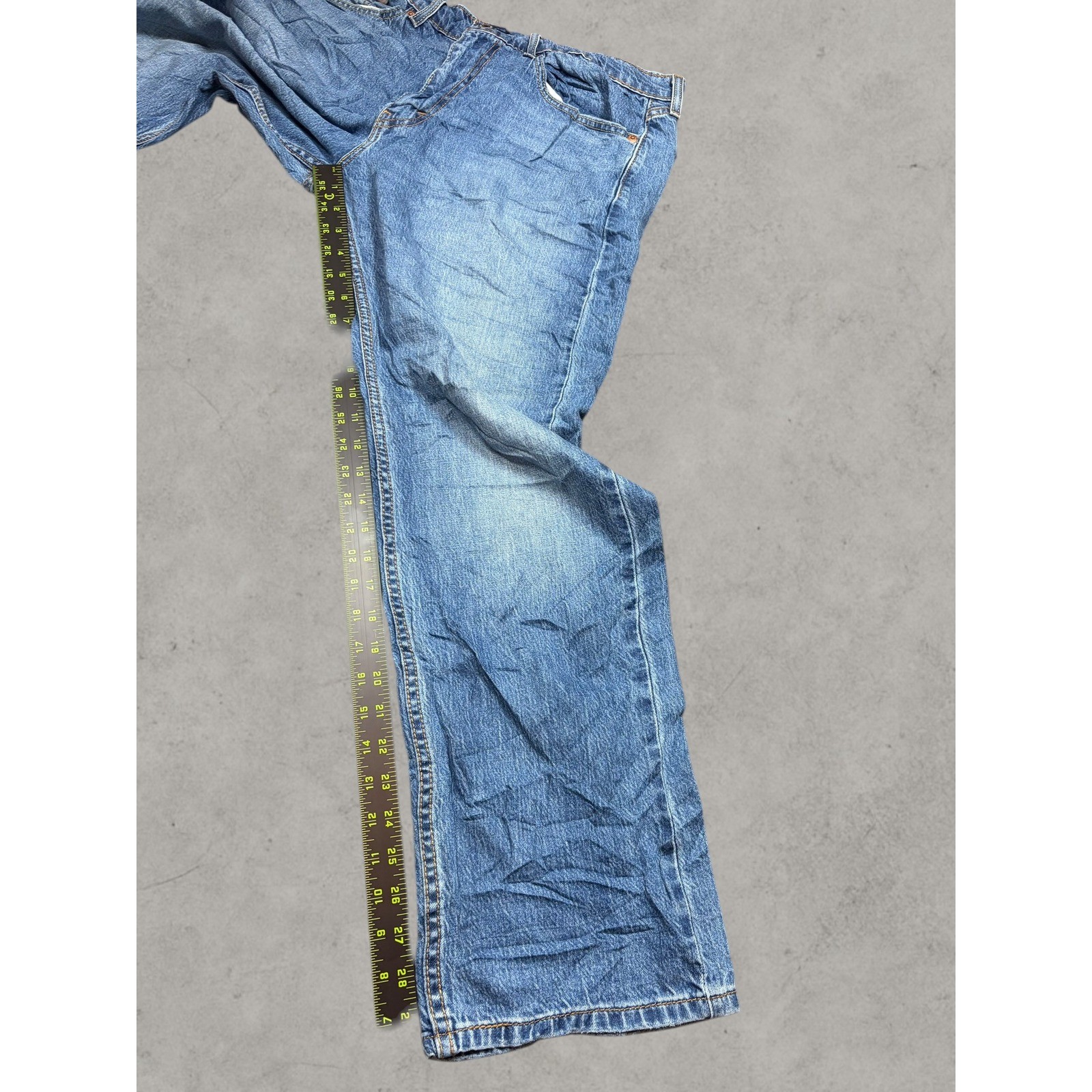 Levis 559 Relaxed Straight Mens Jeans Blue Denim Medium Wash 33×30