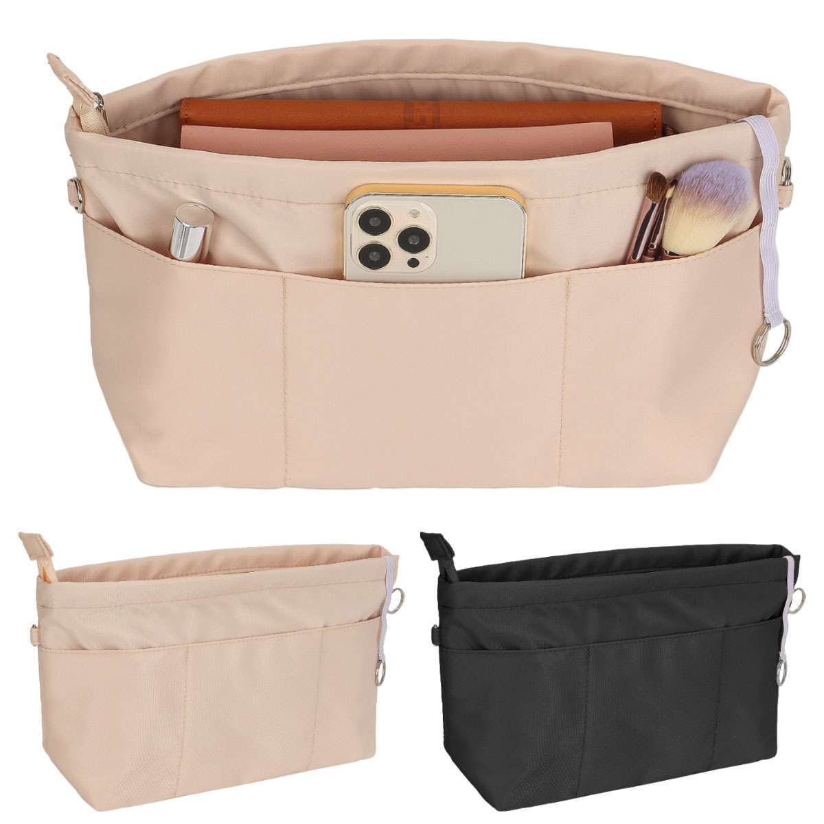 Purse Organizer Insert Nylon Bag Handbag Organizer Shaper for Neverfull Tote US