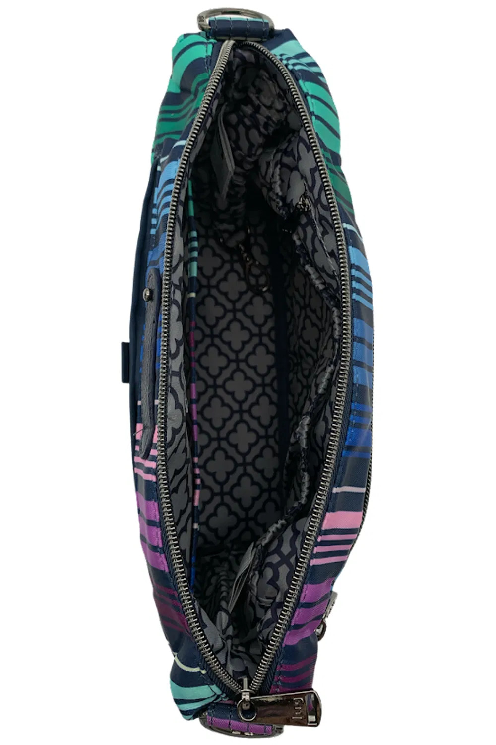 Lug RFID Medium Crossbody Multi-Strap & Charm Flare 2 Love Strip Multi