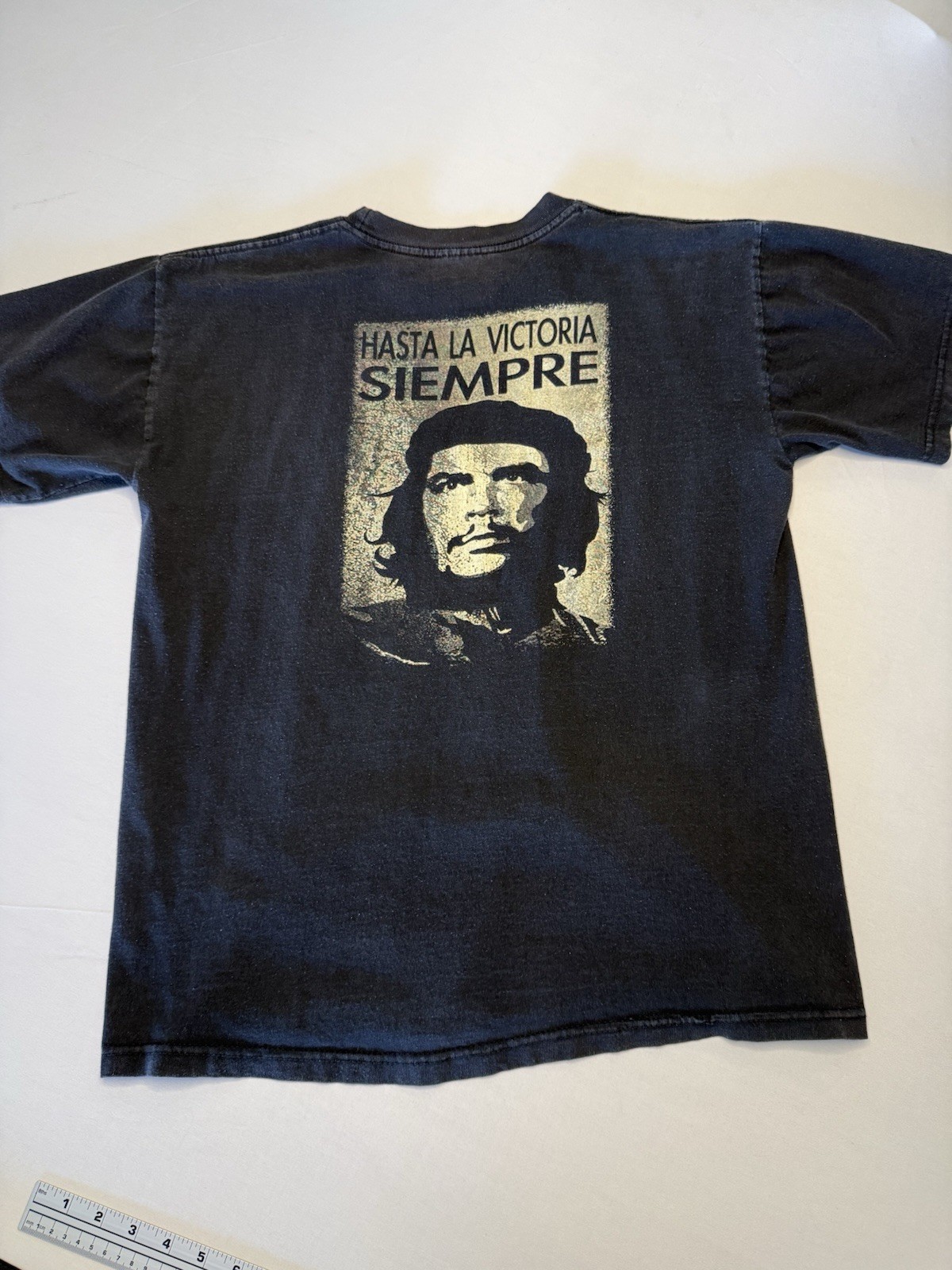 Vintage Che Guevara t-shirt Hasta La Victoria XL Double Sided AOP Rap Tee RATM