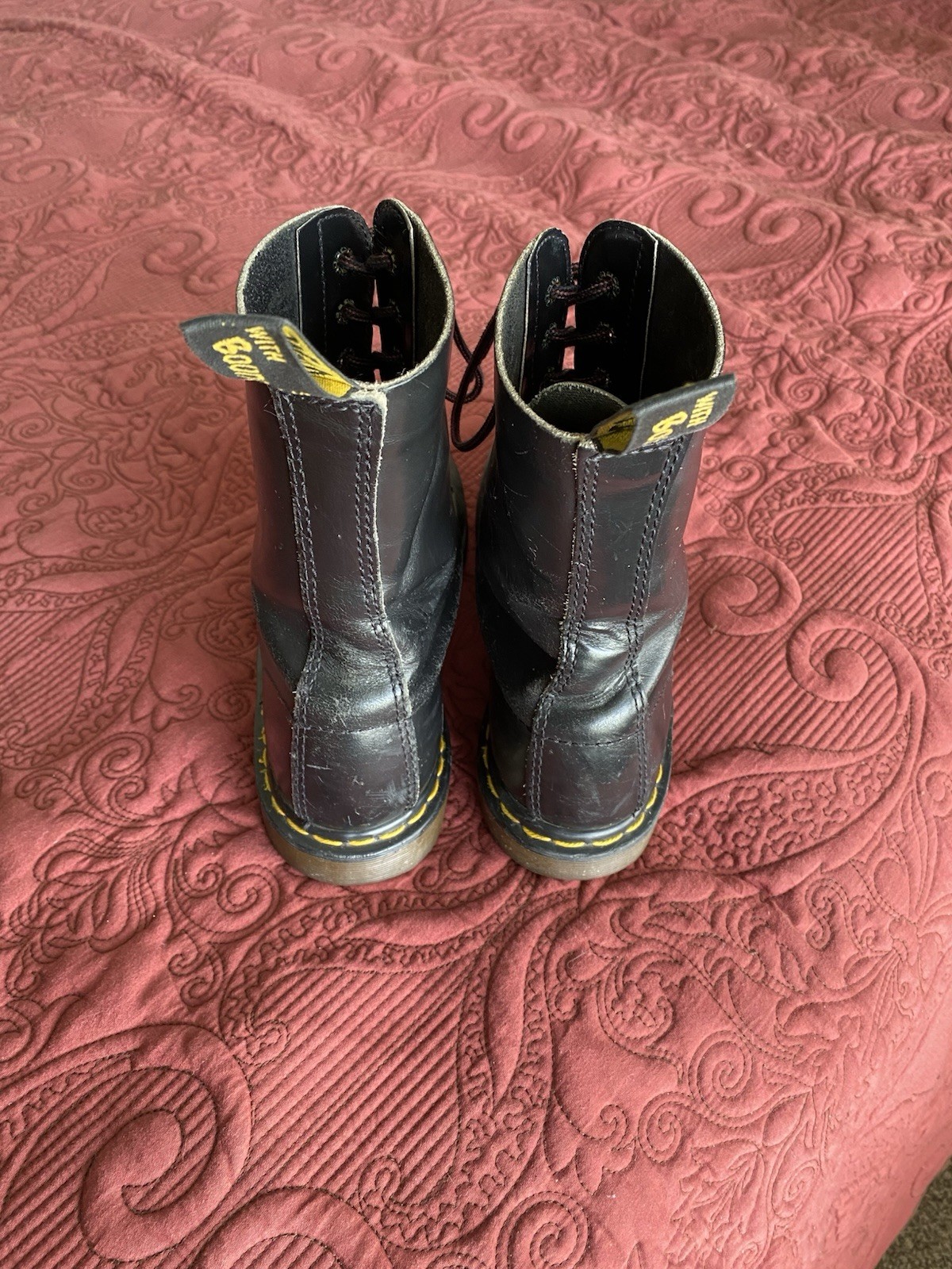 Dr. Martens 1490 Made In England Size 8 Vintage Boots