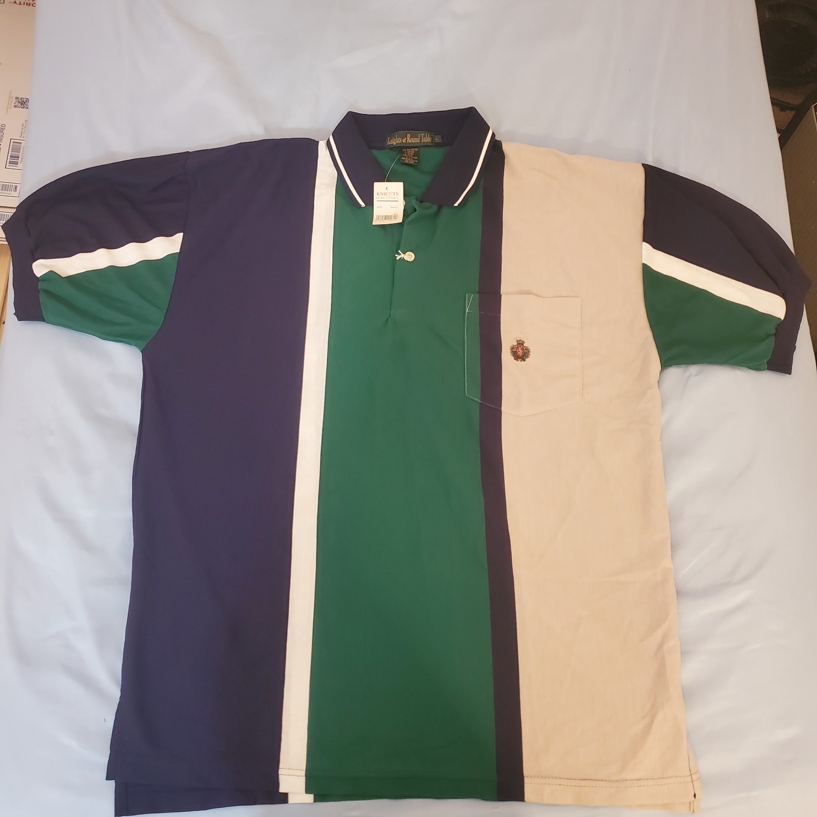 NWT Knights of Round Table Large Polo Rugby Shirt