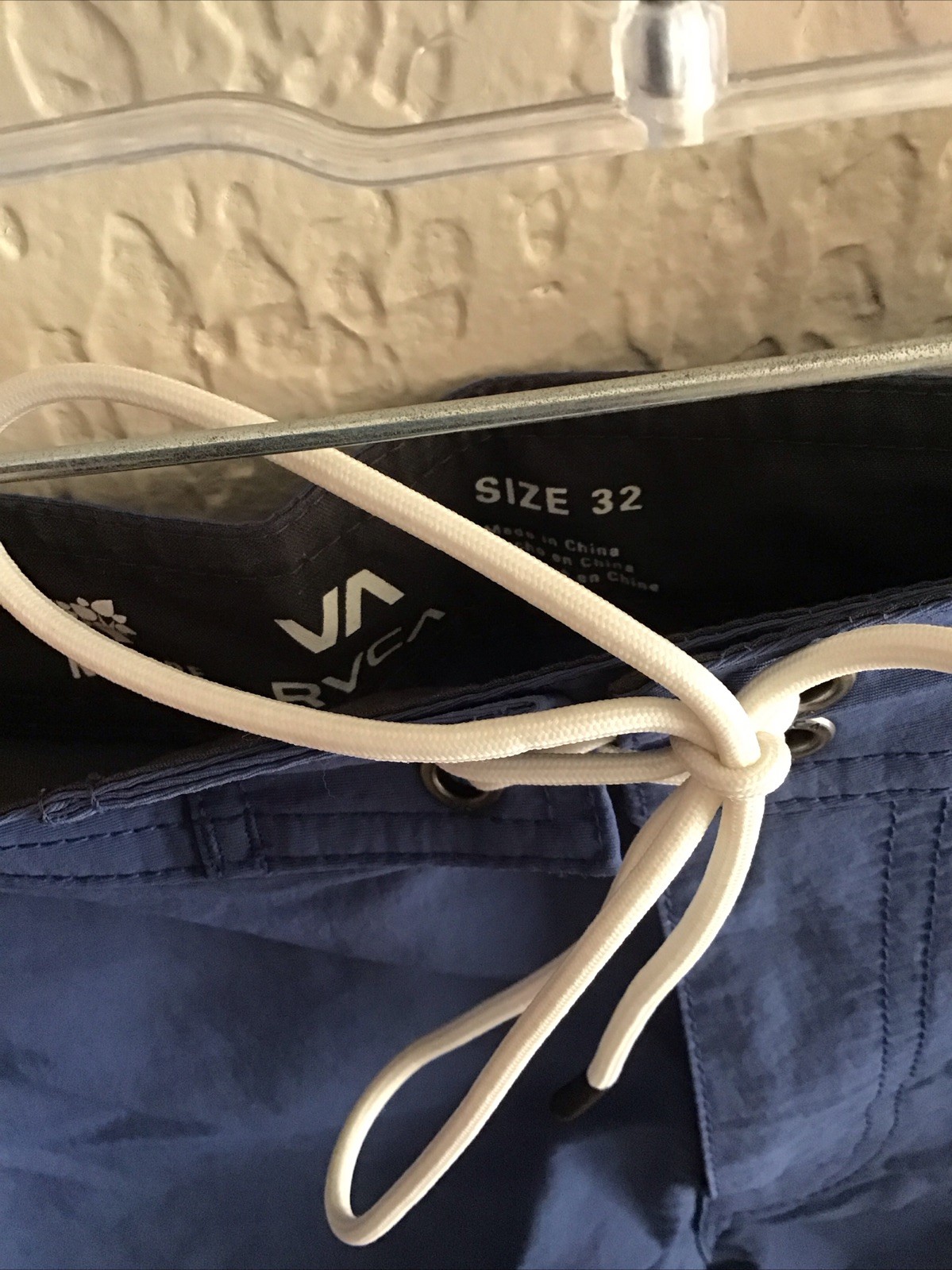 RVCA Size Medium Men’s Board Shorts Swim Trunks Navy Blue New UM