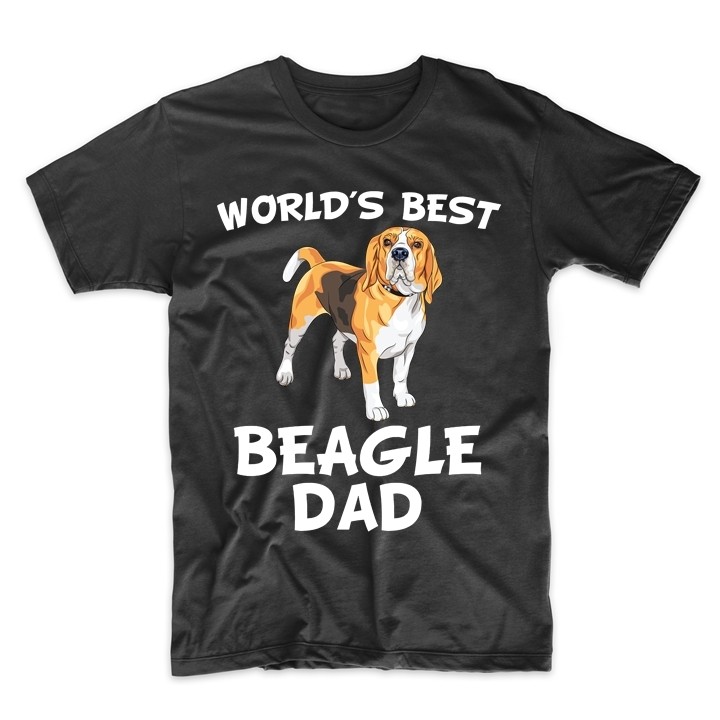 World’s Best Beagle Dad Dog Owner T-Shirt