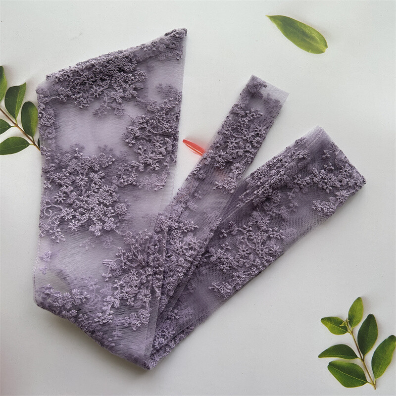 Women Floral Lace Waist Belt Sash Scarf Tie Ribbon Band Lolita ACC Decor