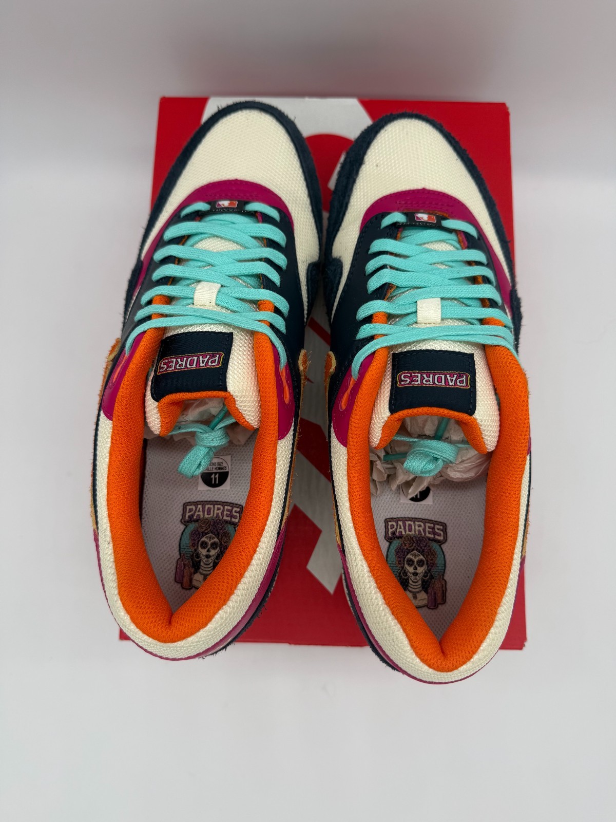 Nike Air Max 1 San Diego Padres City Connect MLB IQ2847-400 Size 11, 11.5, 12,13