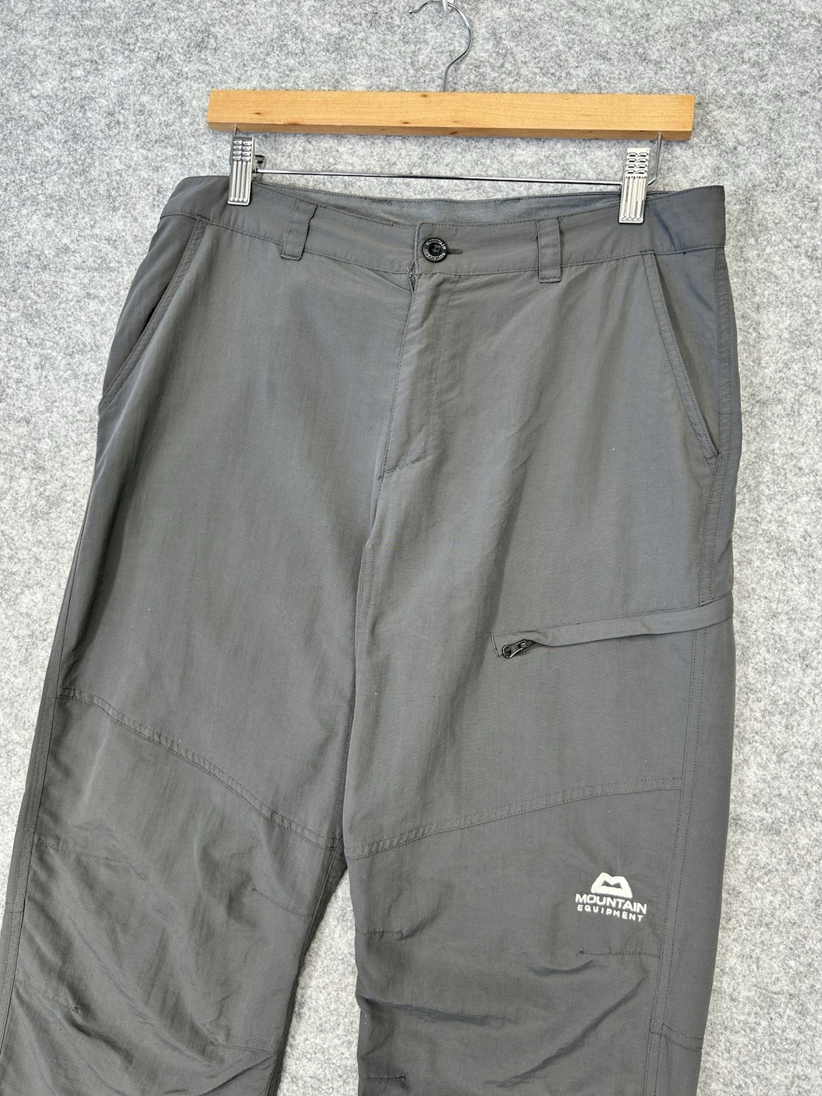 Mountain Equipment Cargo Pant Men’s W30 L30 Grey Zip Fly Outdoors Hiking C67