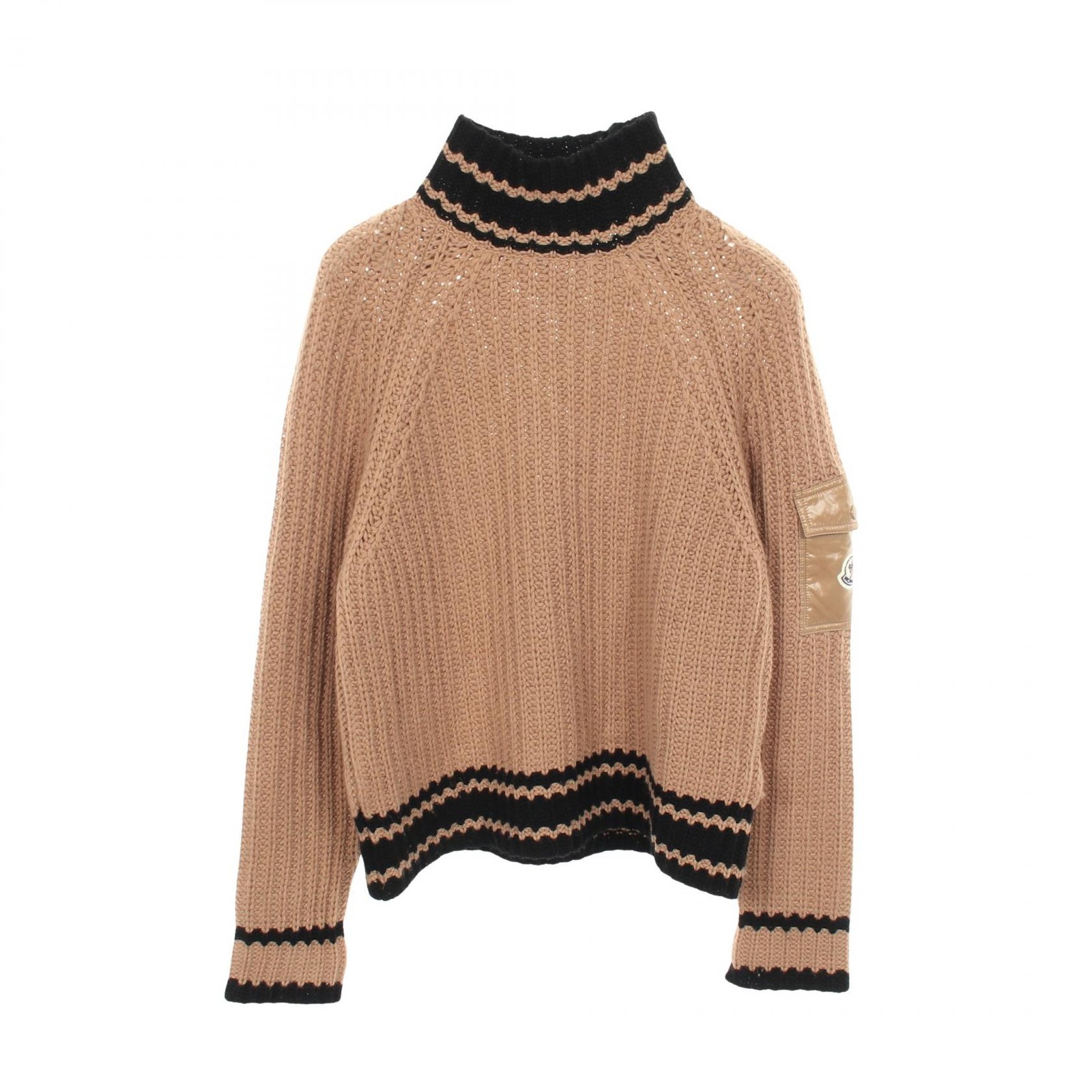 Moncler High Neck Cashmere Knit Top – DUTY FREE