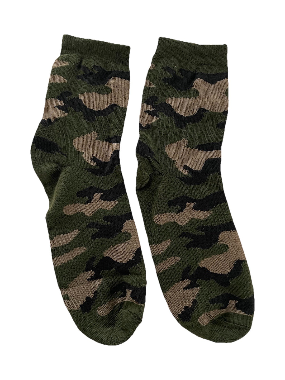 Men’s Camouflage Socks Nice Breathable All Season One Size Cotton Polyester