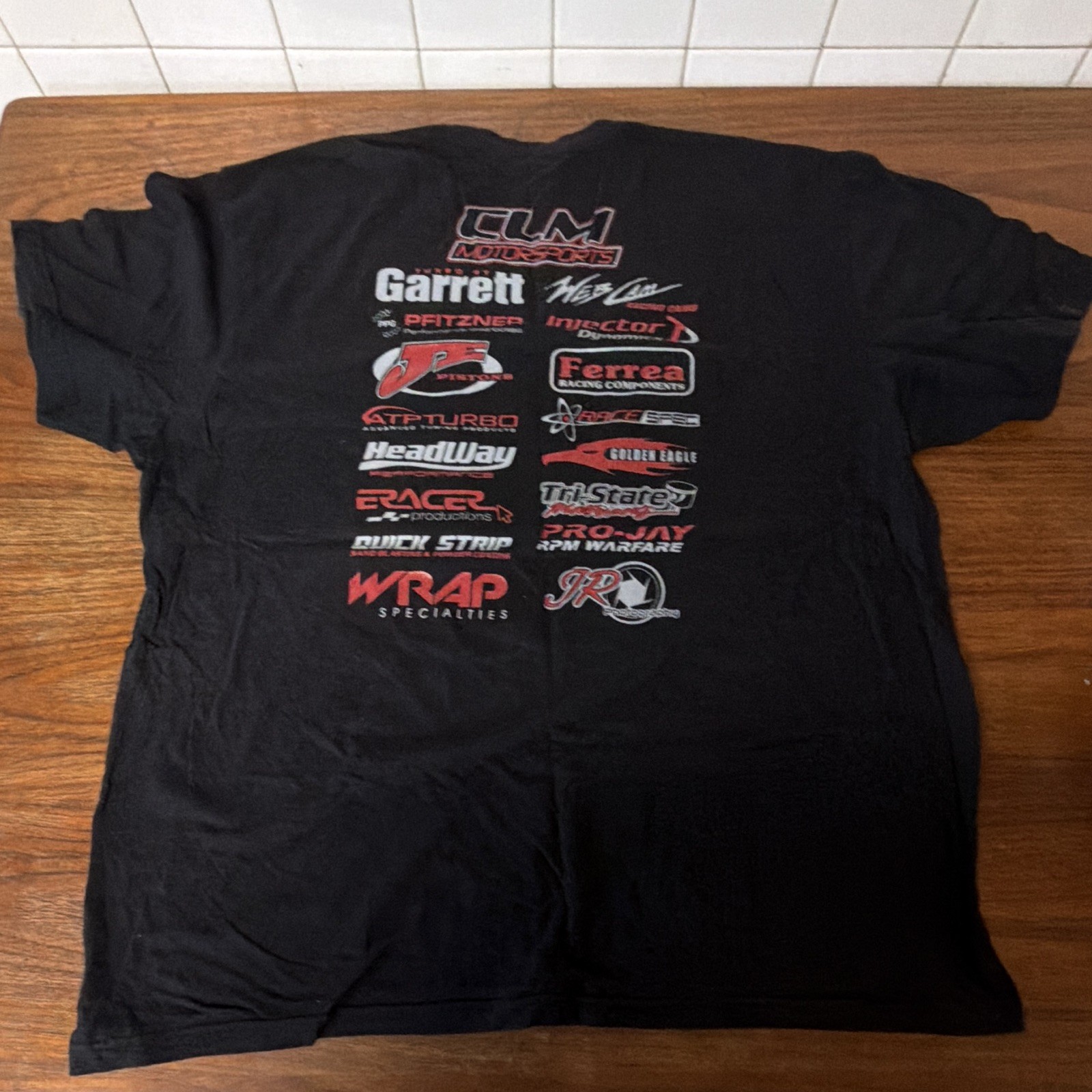 Main Gear PC Computers Men’s Cotton Crew Neck CLM Motorsports Racing Tee XL