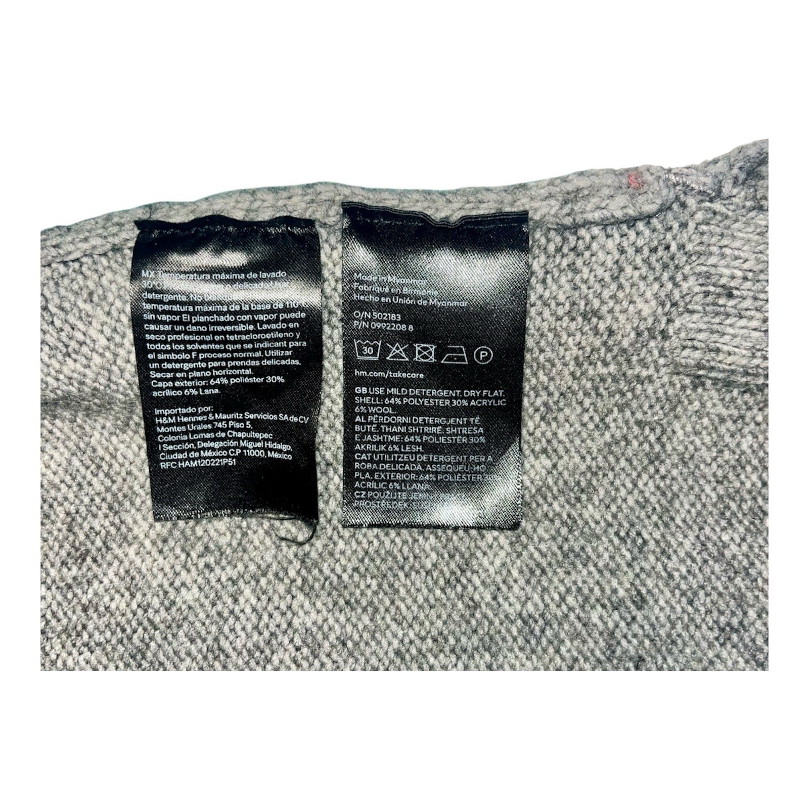 H&M Oversized Mock Turtleneck Sweater – Women’s Size Large