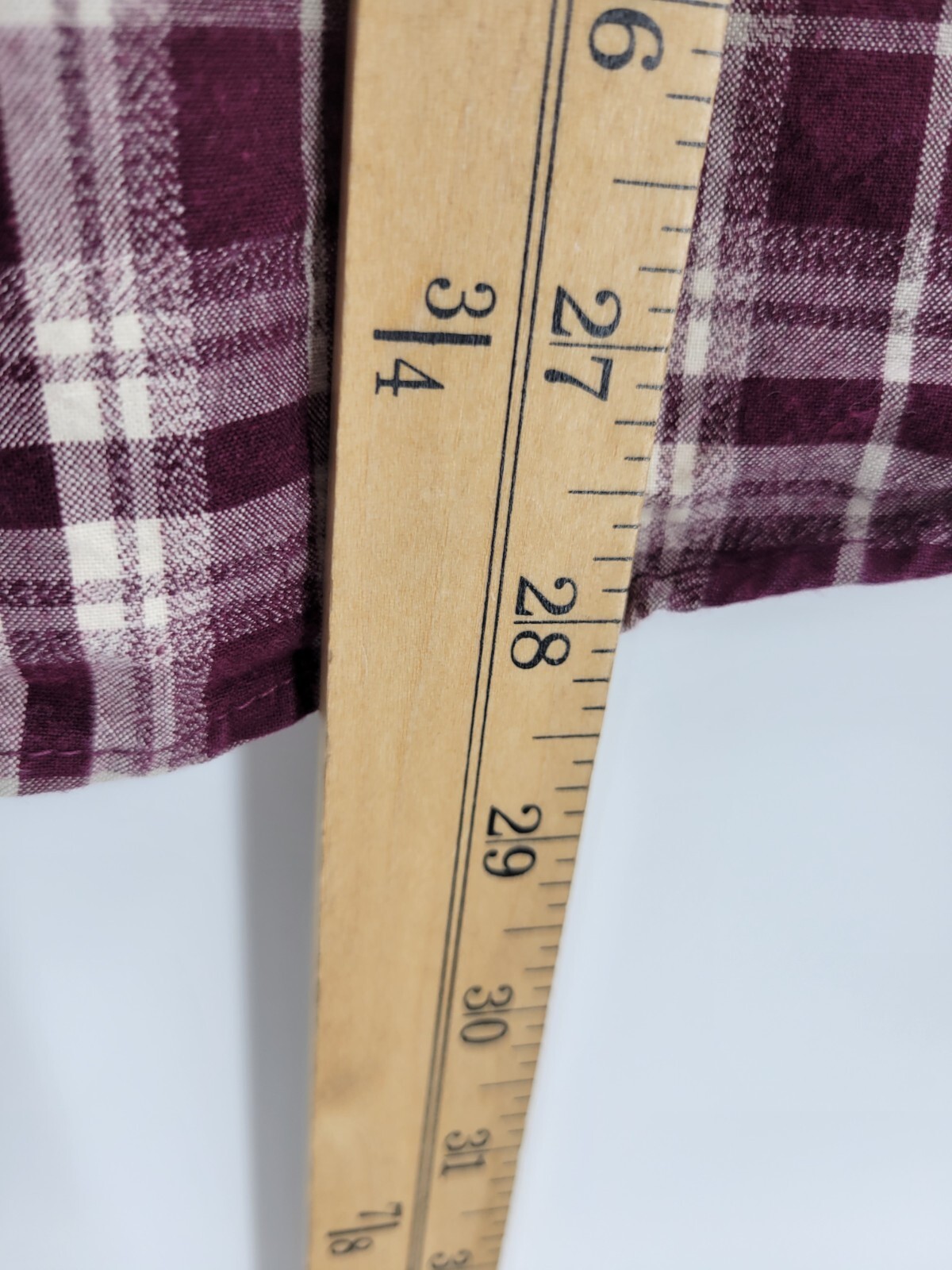 Roper Shirt Womens Plus 1X Maroon Plaid Long Sleeve Button Up Casual Outdoor